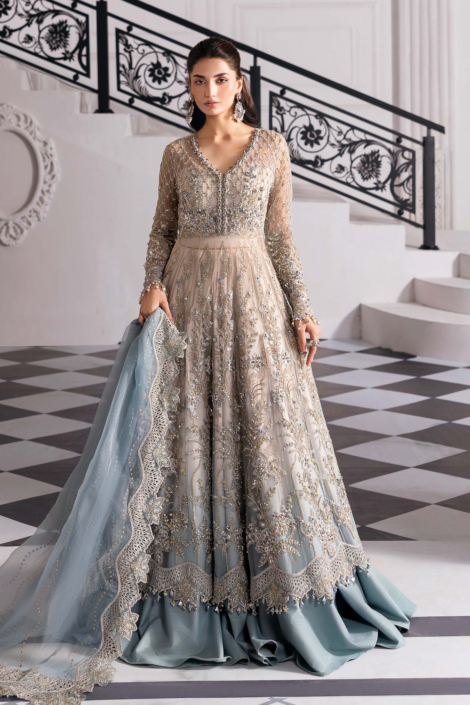 BD-3002 | Maria B | Mbroidered Wedding Collection 2025
