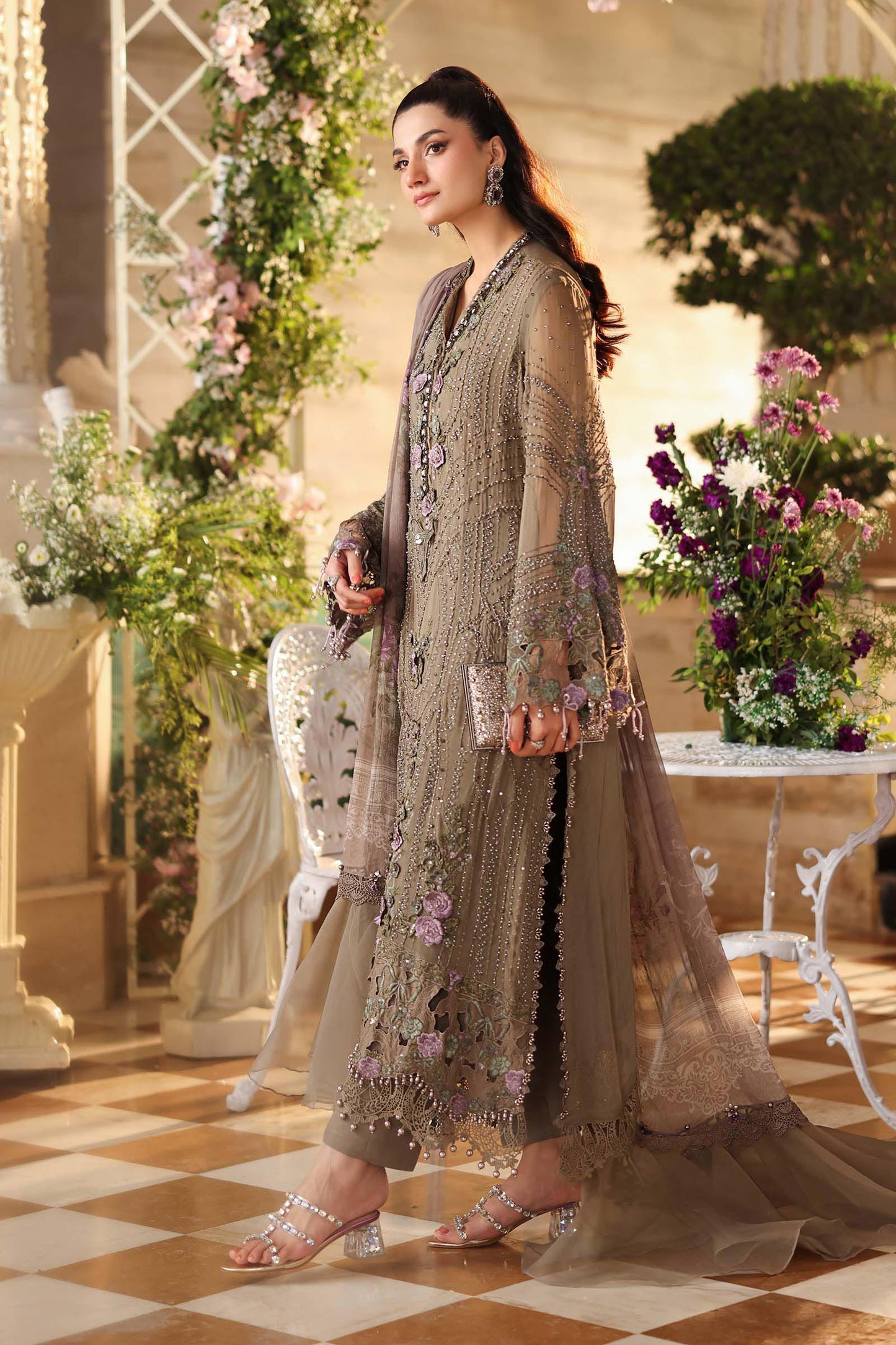 MPC-26-102 | Maria B | Tea Affair Embroidered Luxury Chiffon Collection 2026