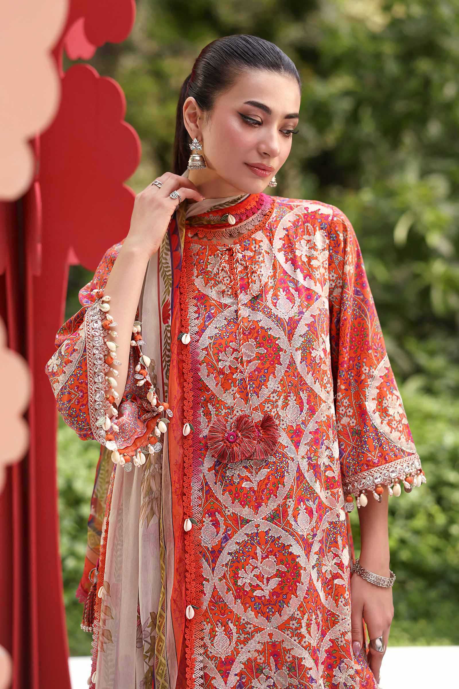 MPT-3003-A | Maria B  | Mprints Sun Club Eid Edit Lawn Collection 2026