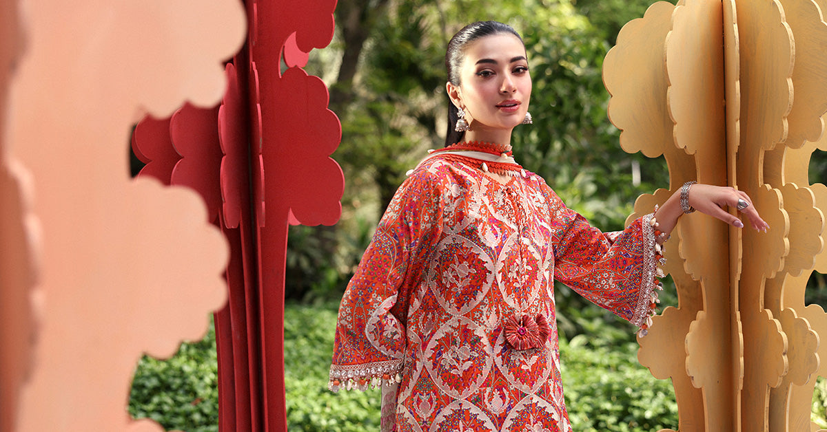 MPT-3003-A | Maria B  | Mprints Sun Club Eid Edit Lawn Collection 2026