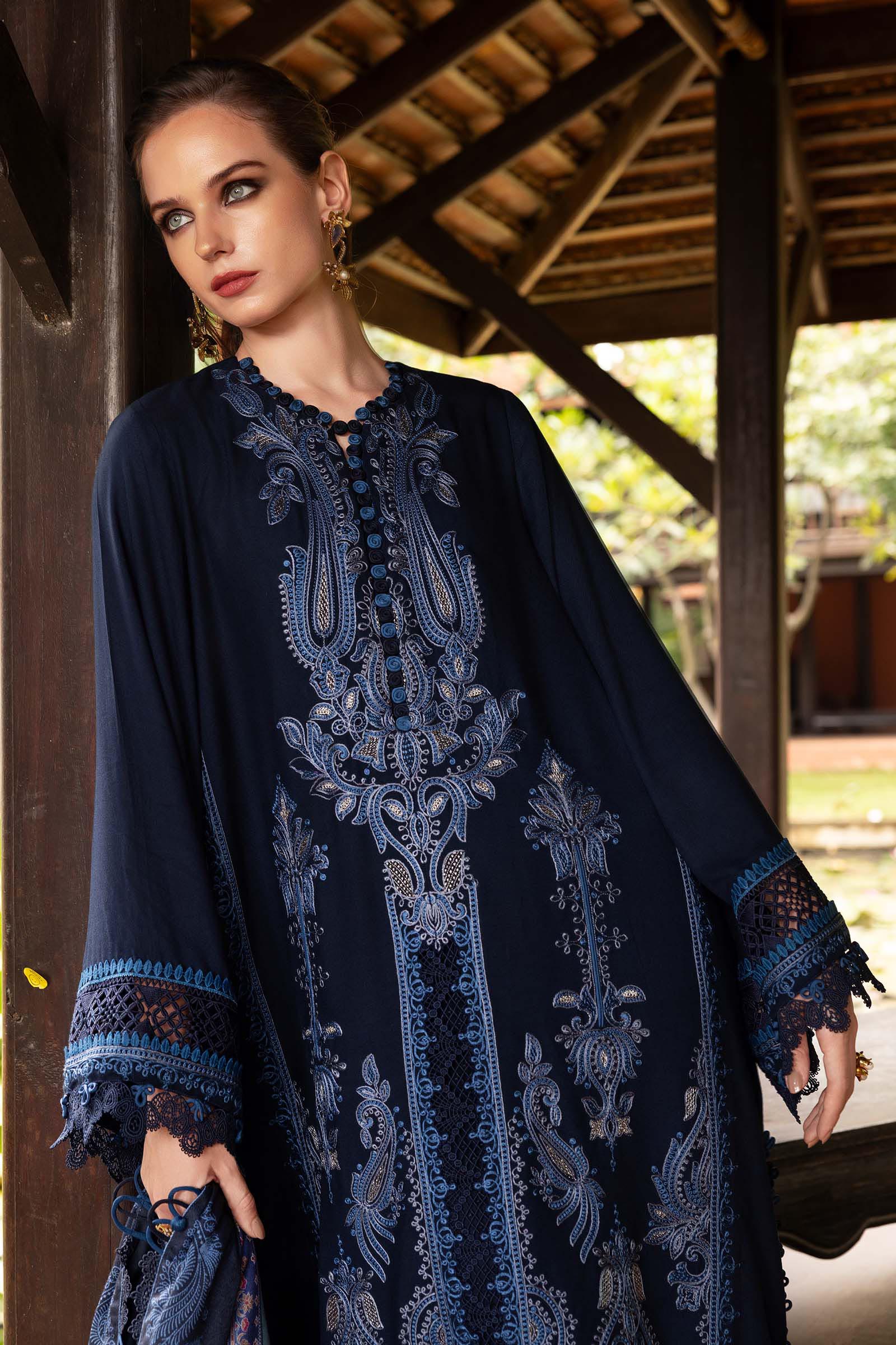 MPT-2803-B | Maria B | M.Prints Winter Shawl Collection 2025