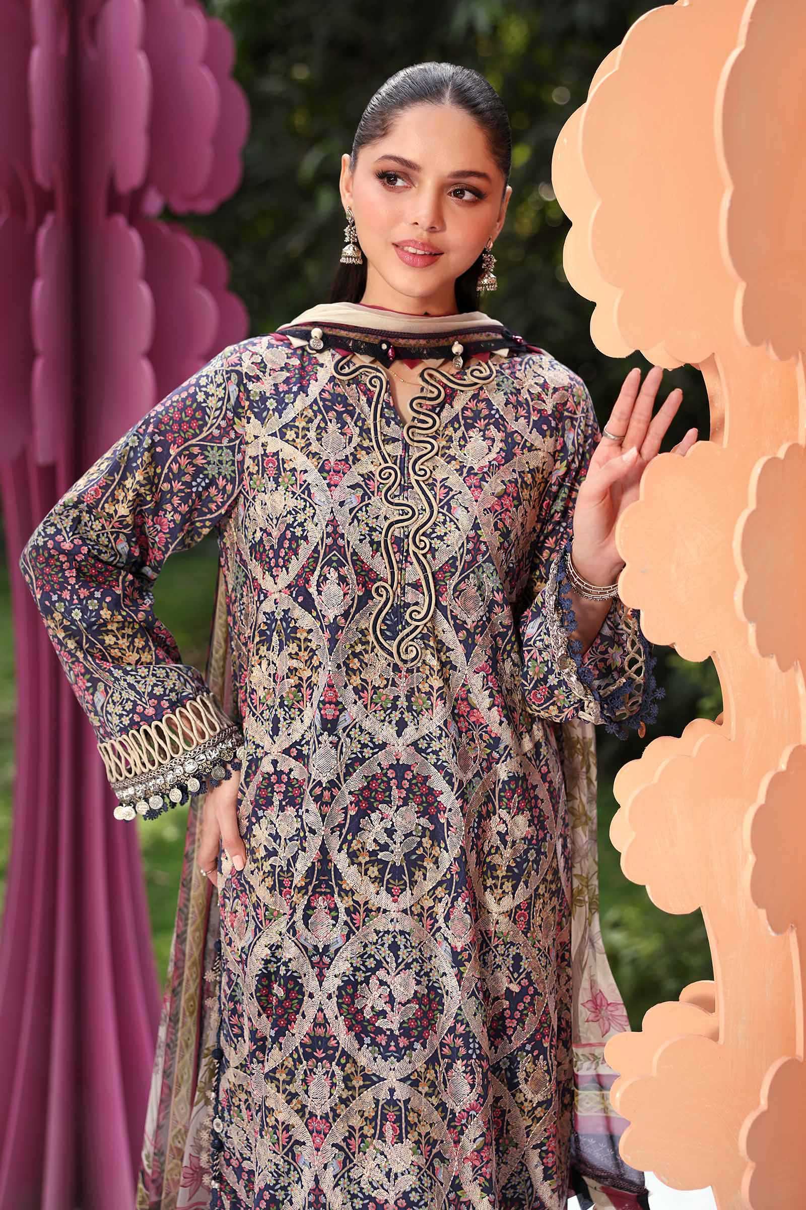 MPT-3003-B | Maria B  | Mprints Sun Club Eid Edit Lawn Collection 2026