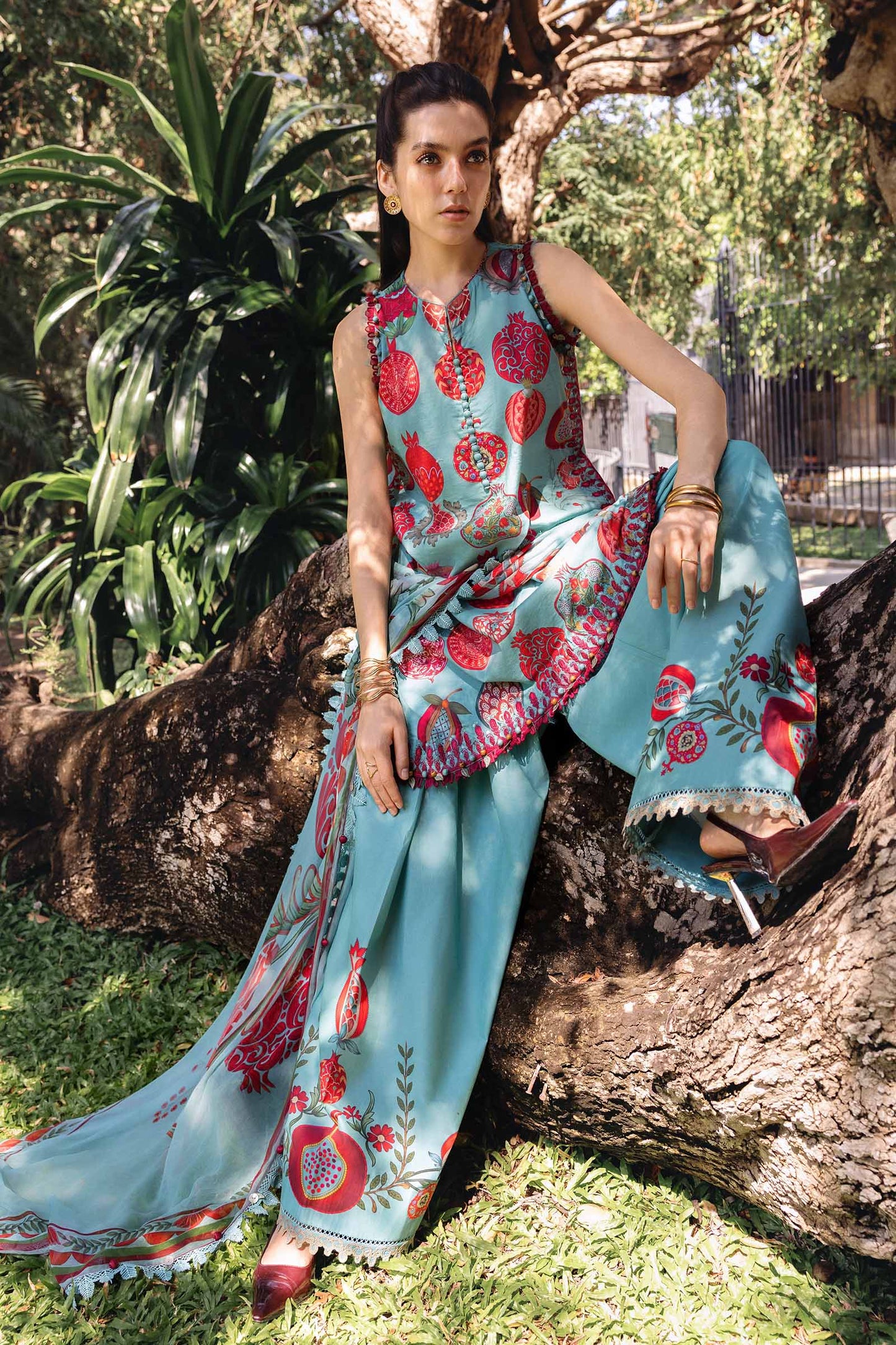 MPT-2903-B | Maria B |Safari Scape Mprints Spring Summer Lawn  Collection 2026