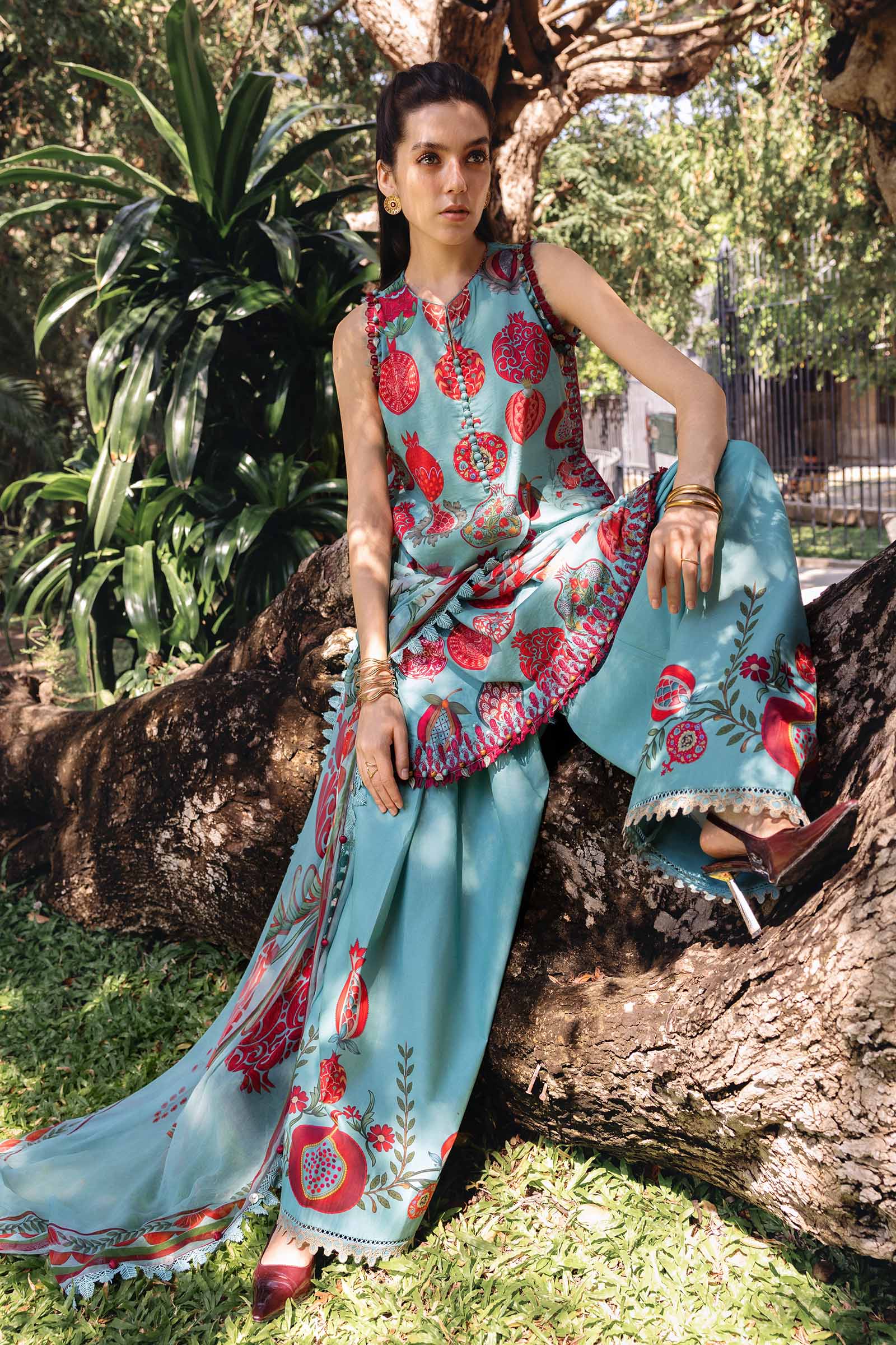 MPT-2903-B | Maria B |Safari Scape Mprints Spring Summer Lawn  Collection 2026