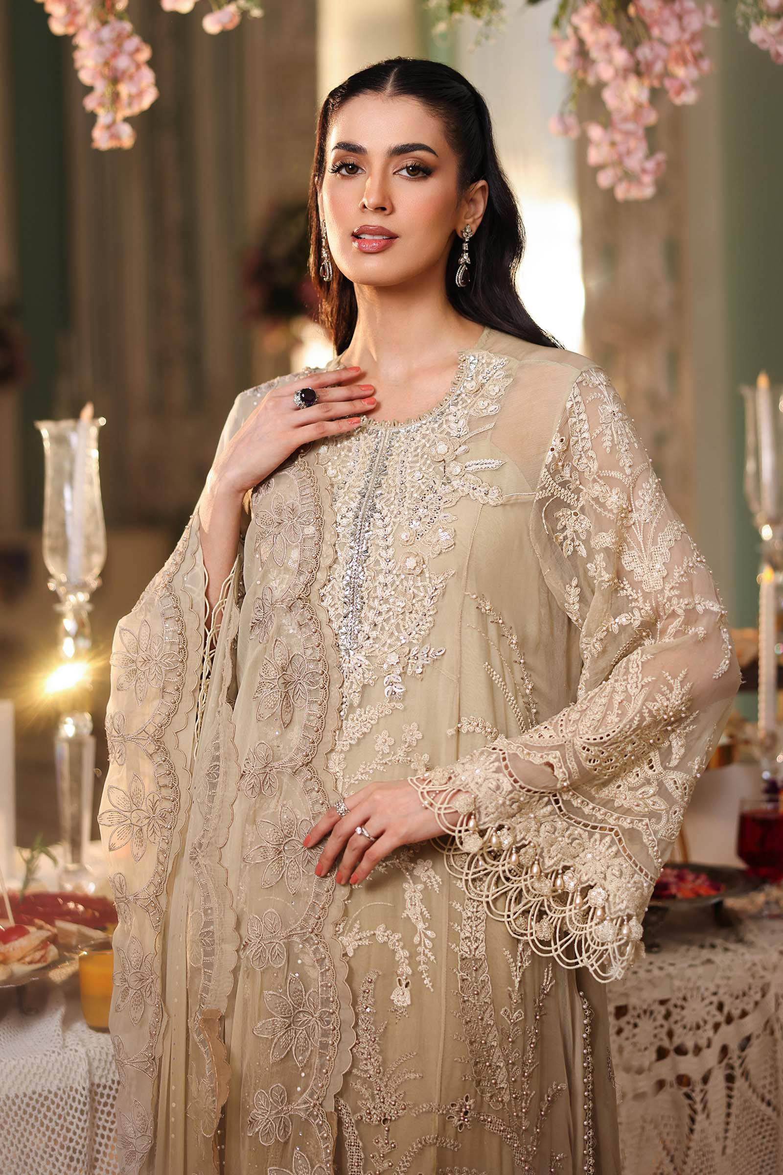 MPC-26-103 | Maria B | Tea Affair Embroidered Luxury Chiffon Collection 2026