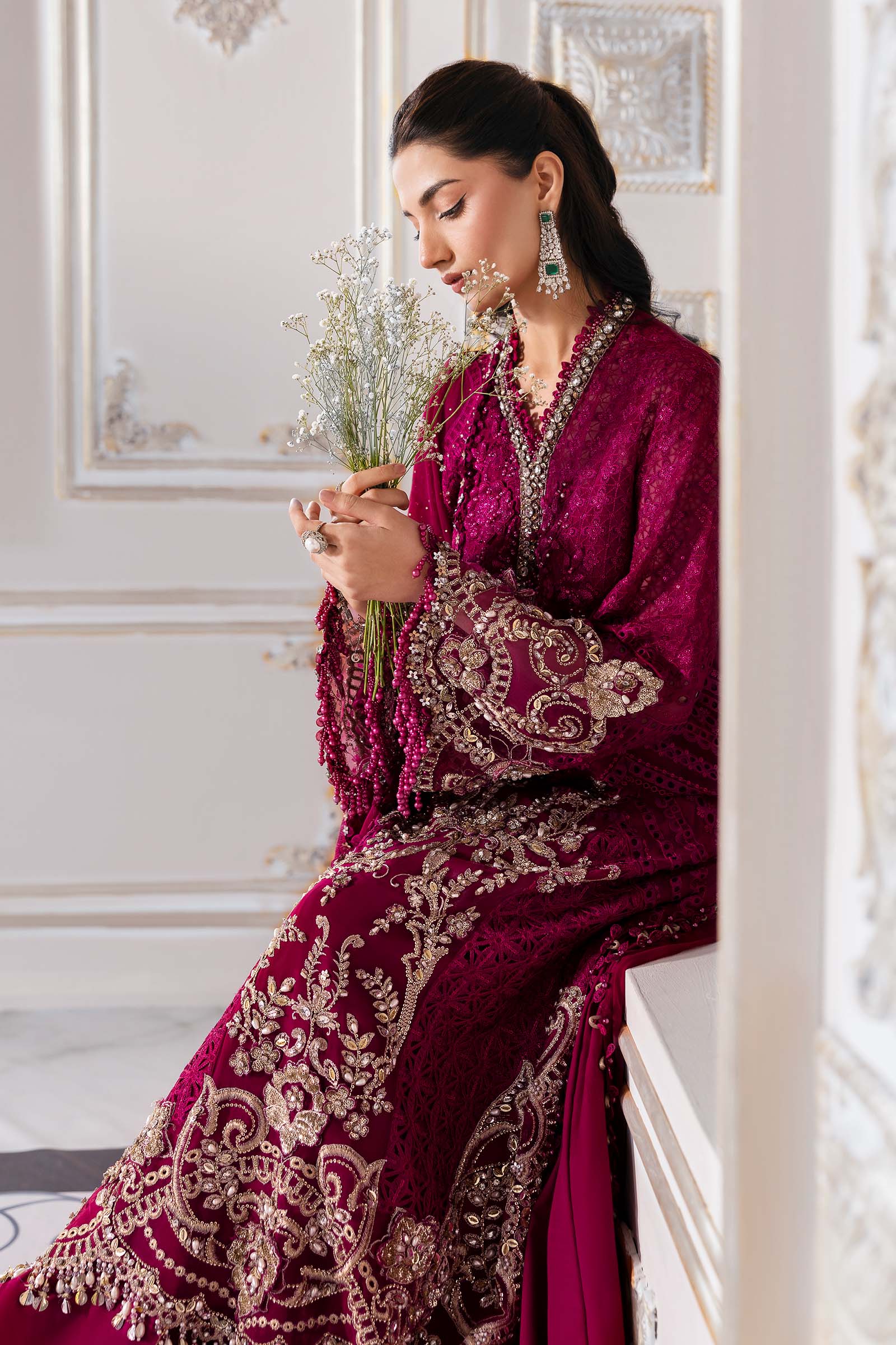 BD-3003 | Maria B | Mbroidered Wedding Collection 2025