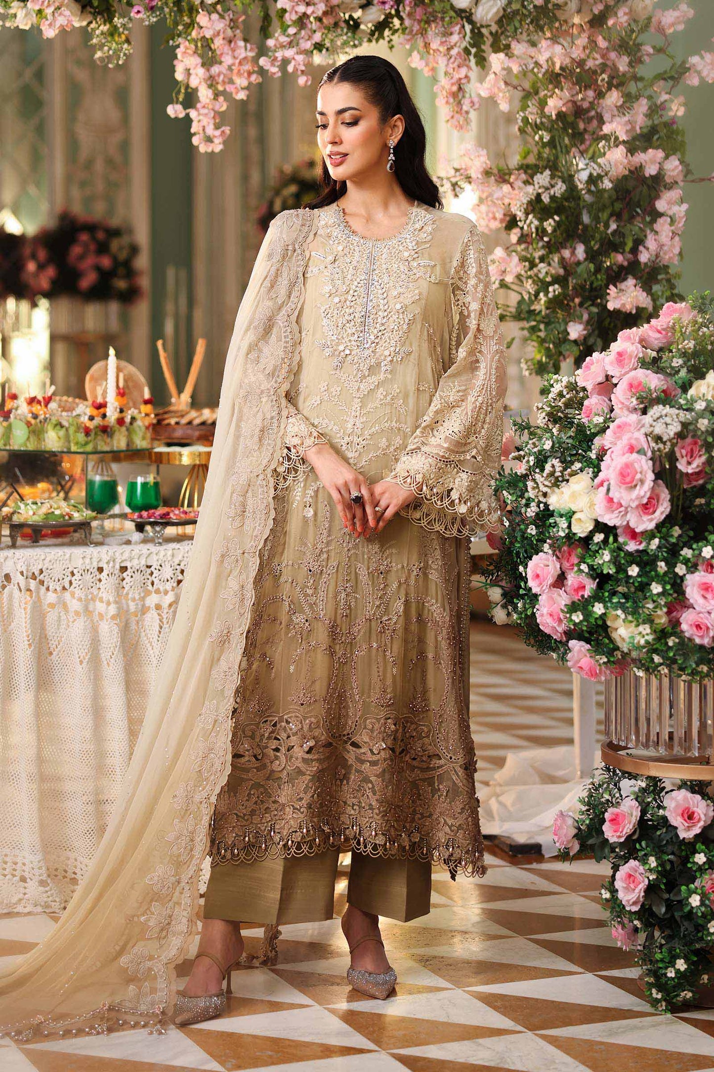 MPC-26-103 | Maria B | Tea Affair Embroidered Luxury Chiffon Collection 2026