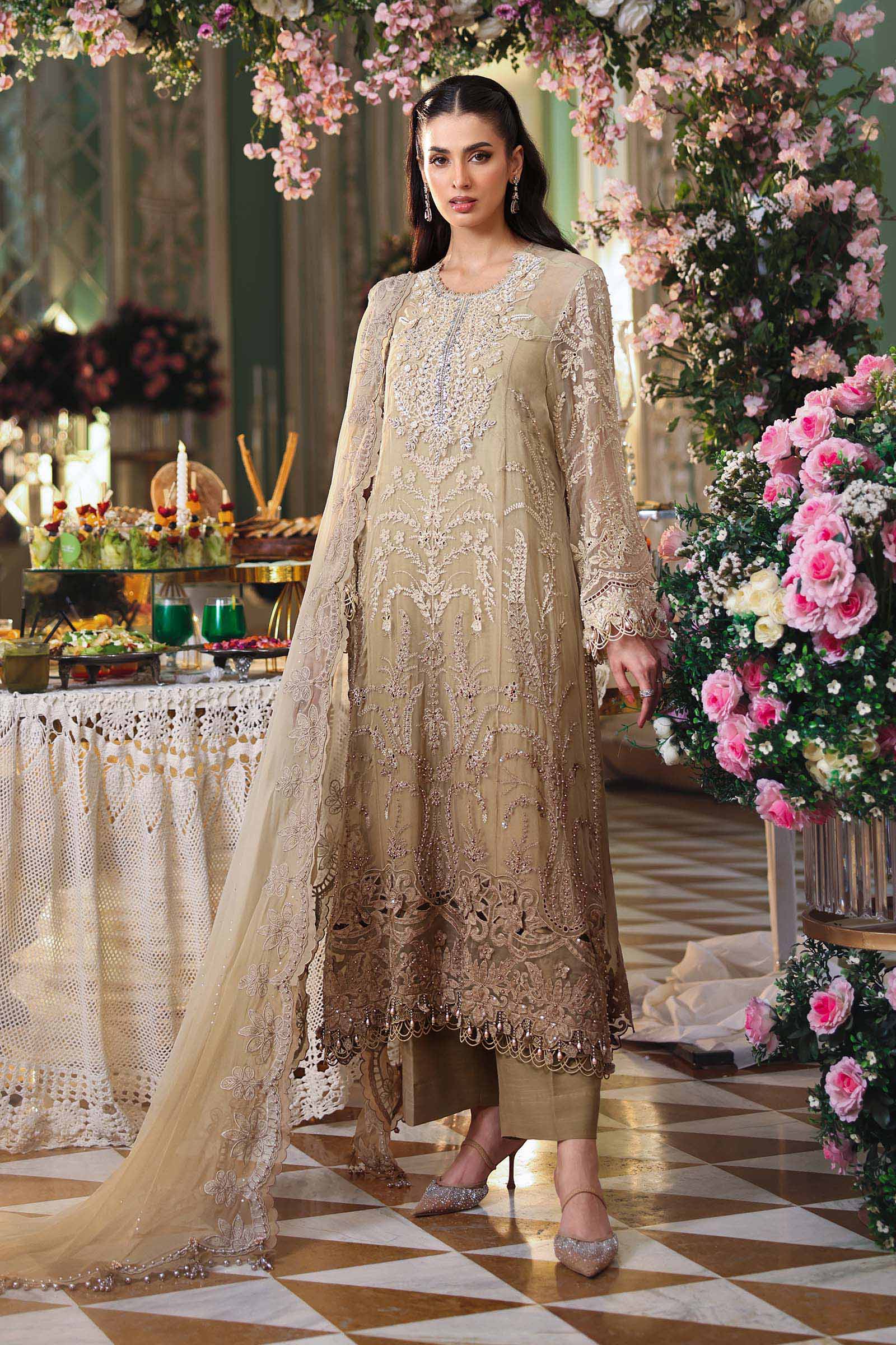 MPC-26-103 | Maria B | Tea Affair Embroidered Luxury Chiffon Collection 2026