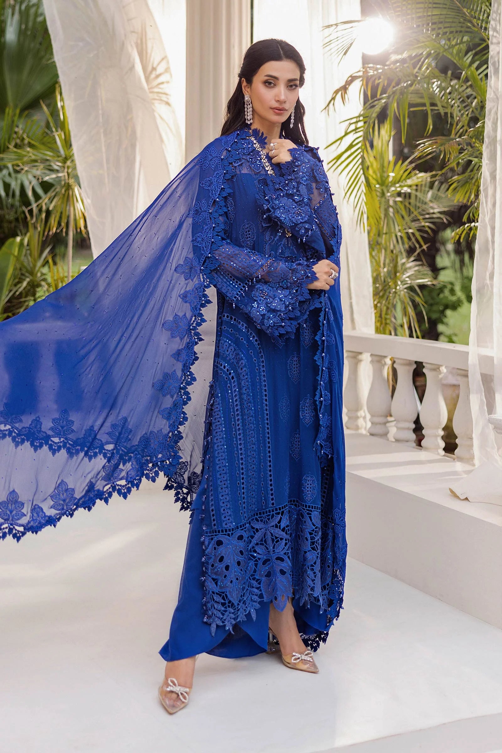 MPC-25-103 | Maria B | Unstitched Chiffons Collection 2025