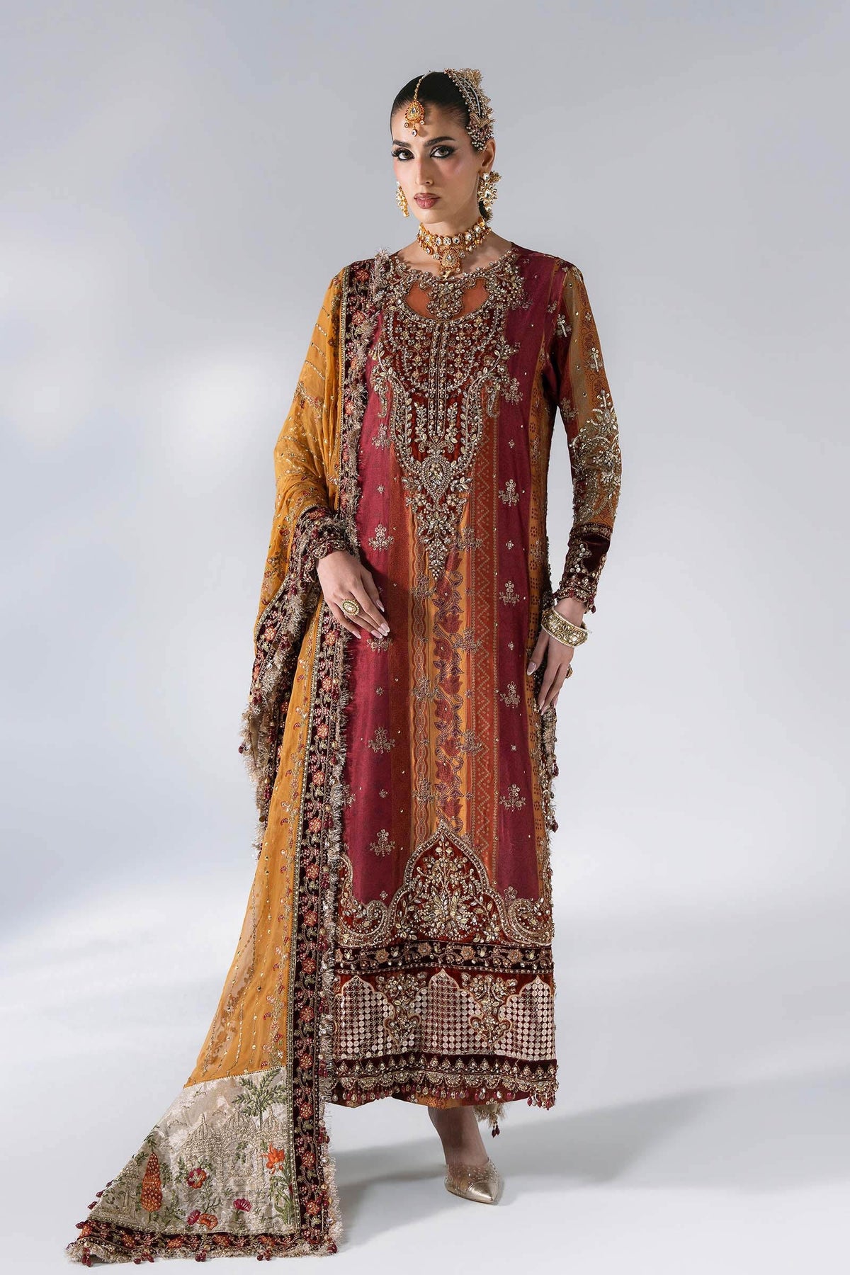 BD-3104 | Maria B | Mbroidered Wedding Unstitched Collection 2026