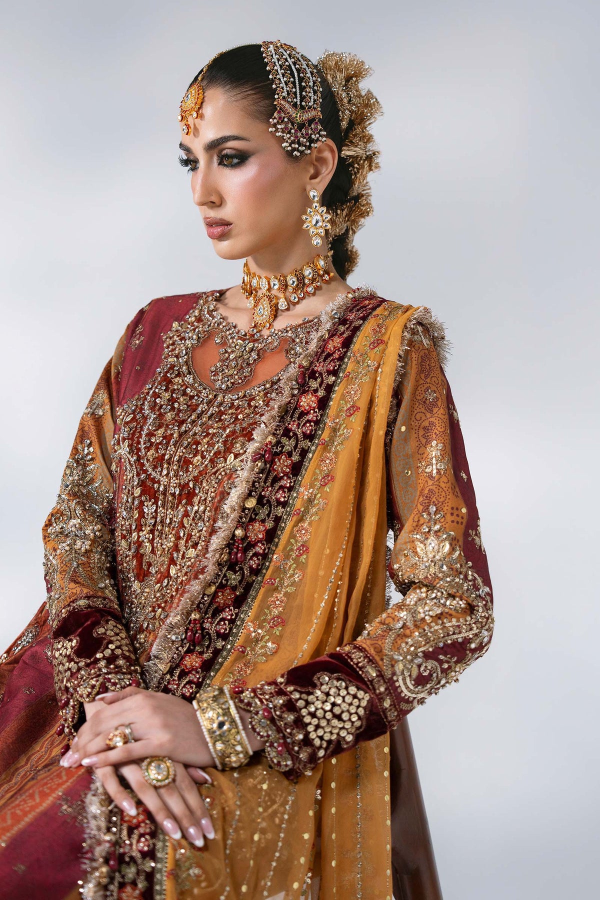 BD-3104 | Maria B | Mbroidered Wedding Unstitched Collection 2026