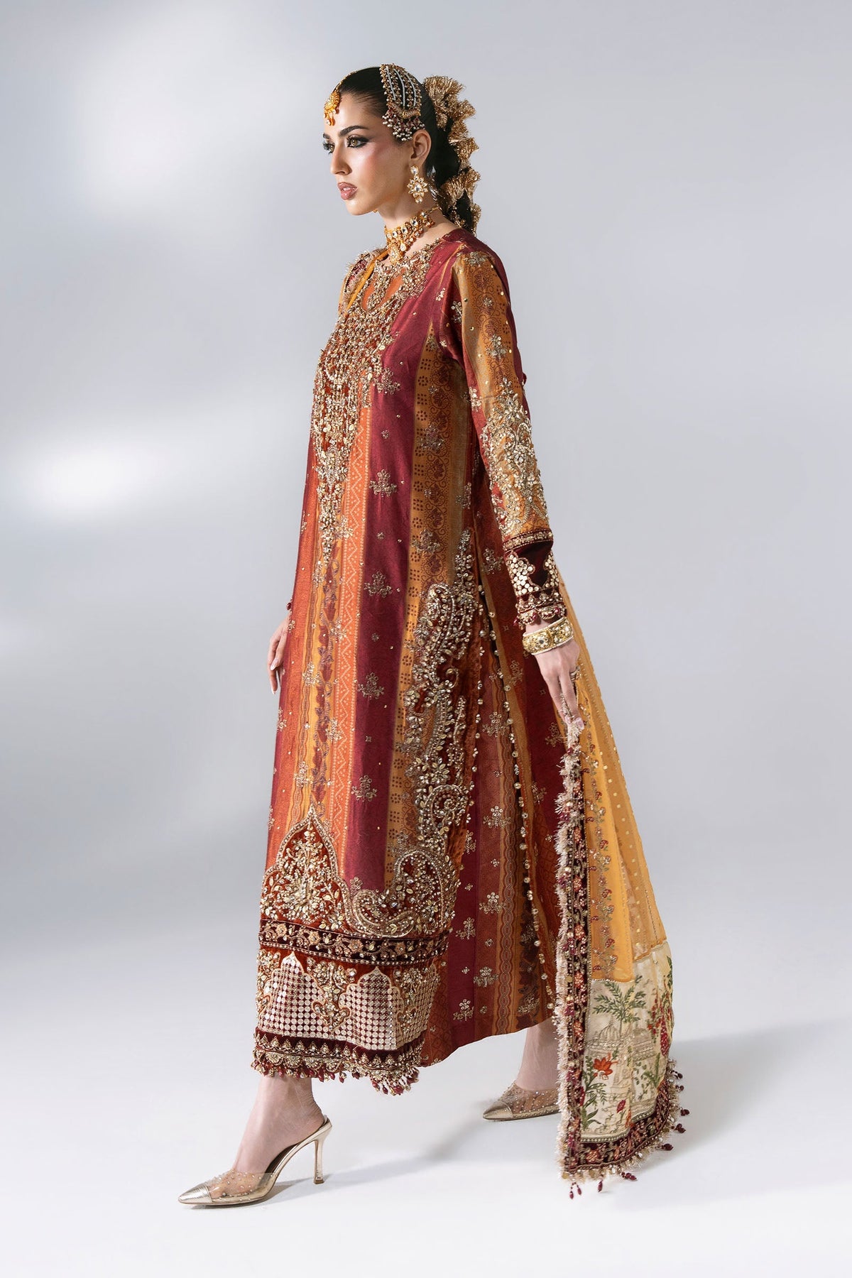 BD-3104 | Maria B | Mbroidered Wedding Unstitched Collection 2026