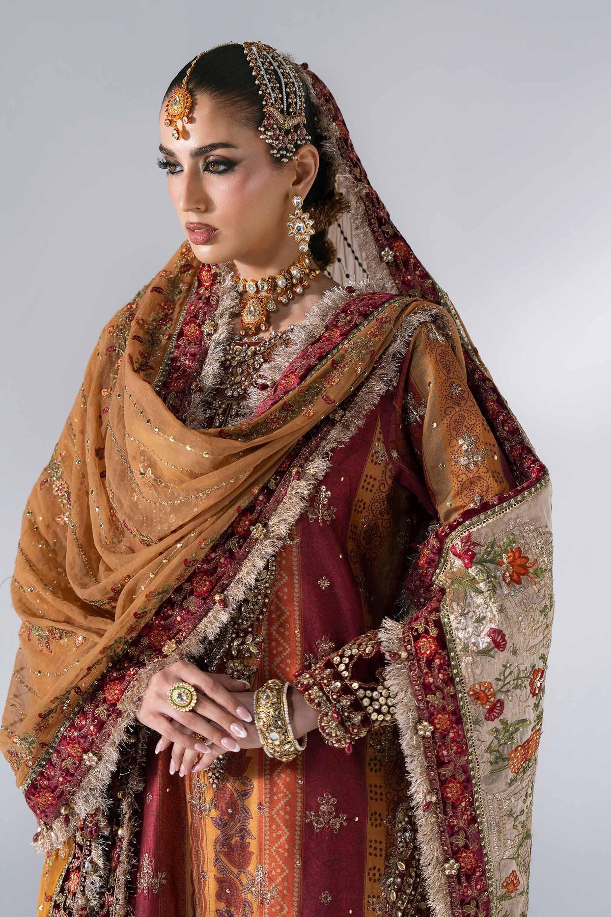 BD-3104 | Maria B | Mbroidered Wedding Unstitched Collection 2026
