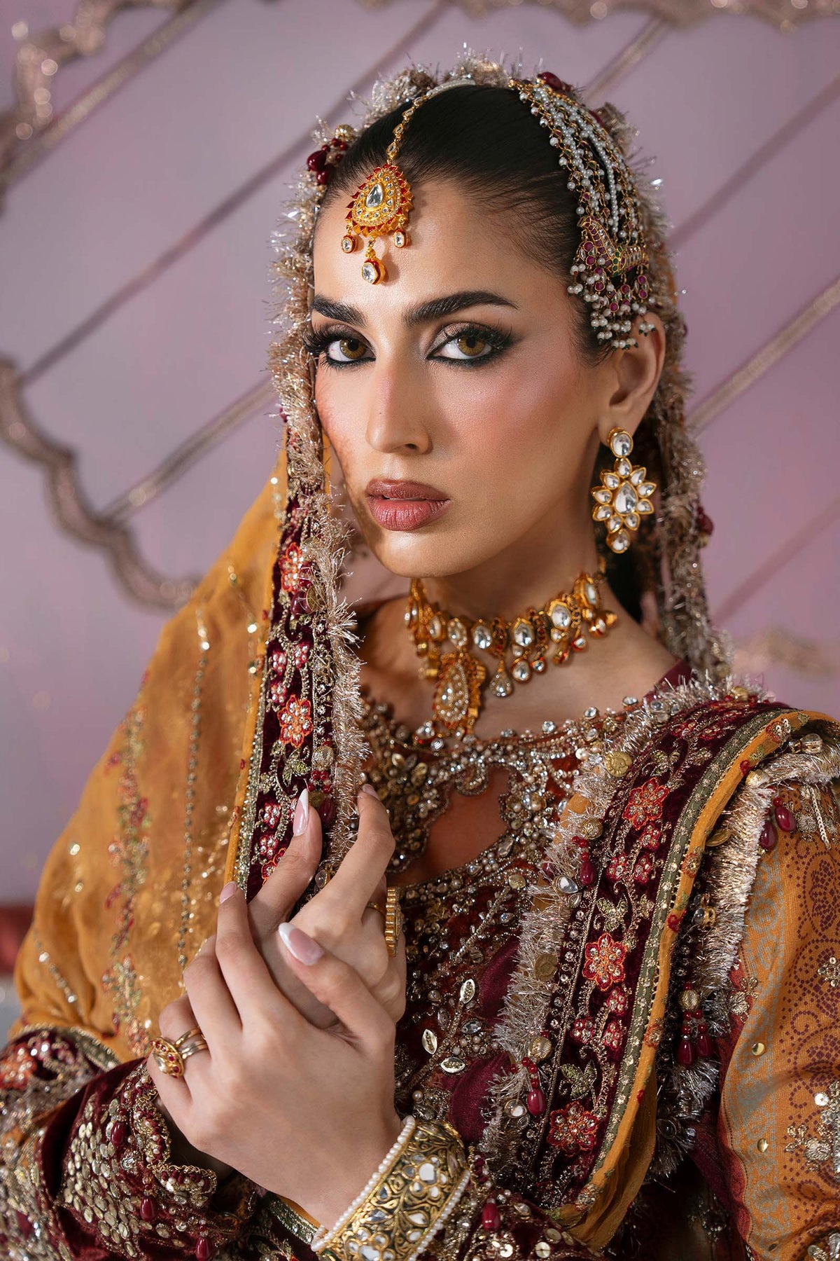 BD-3104 | Maria B | Mbroidered Wedding Unstitched Collection 2026