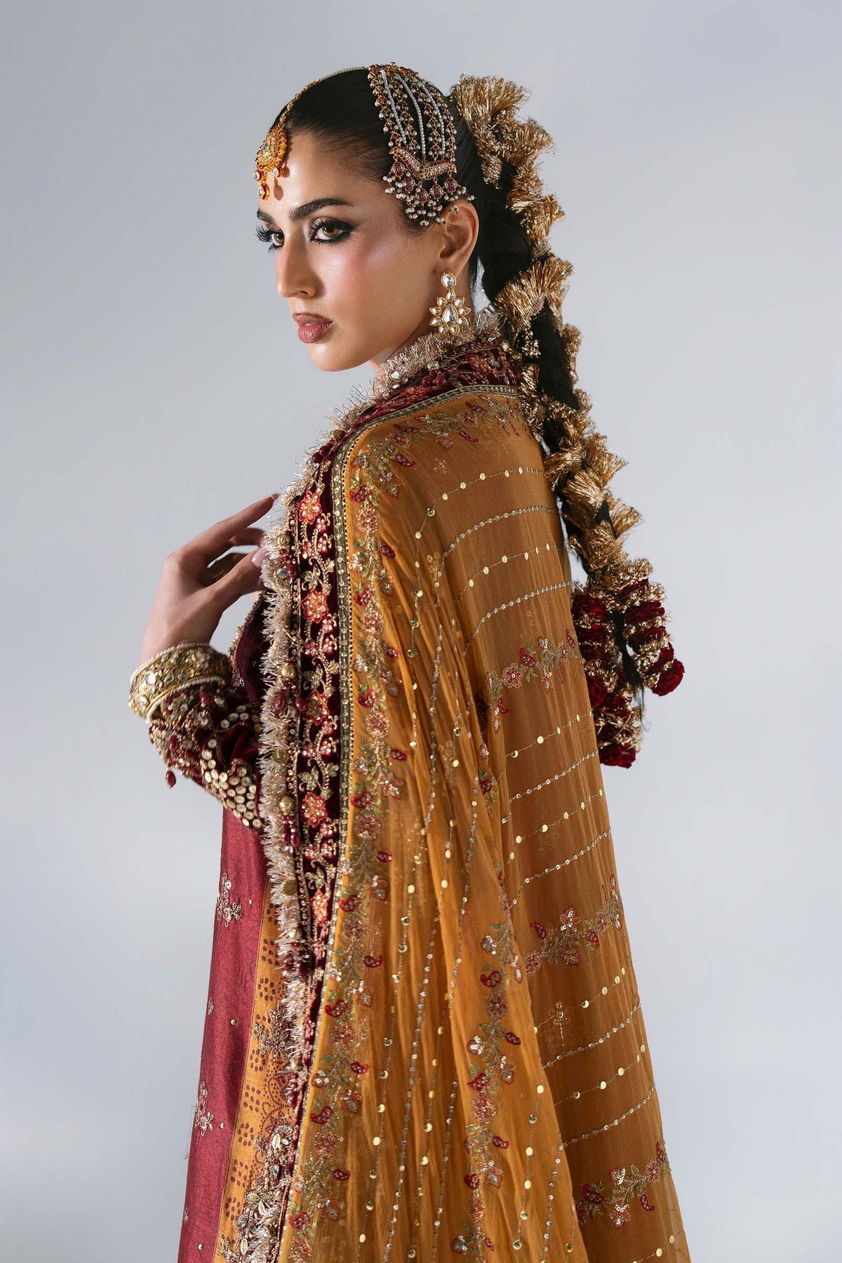 BD-3104 | Maria B | Mbroidered Wedding Unstitched Collection 2026