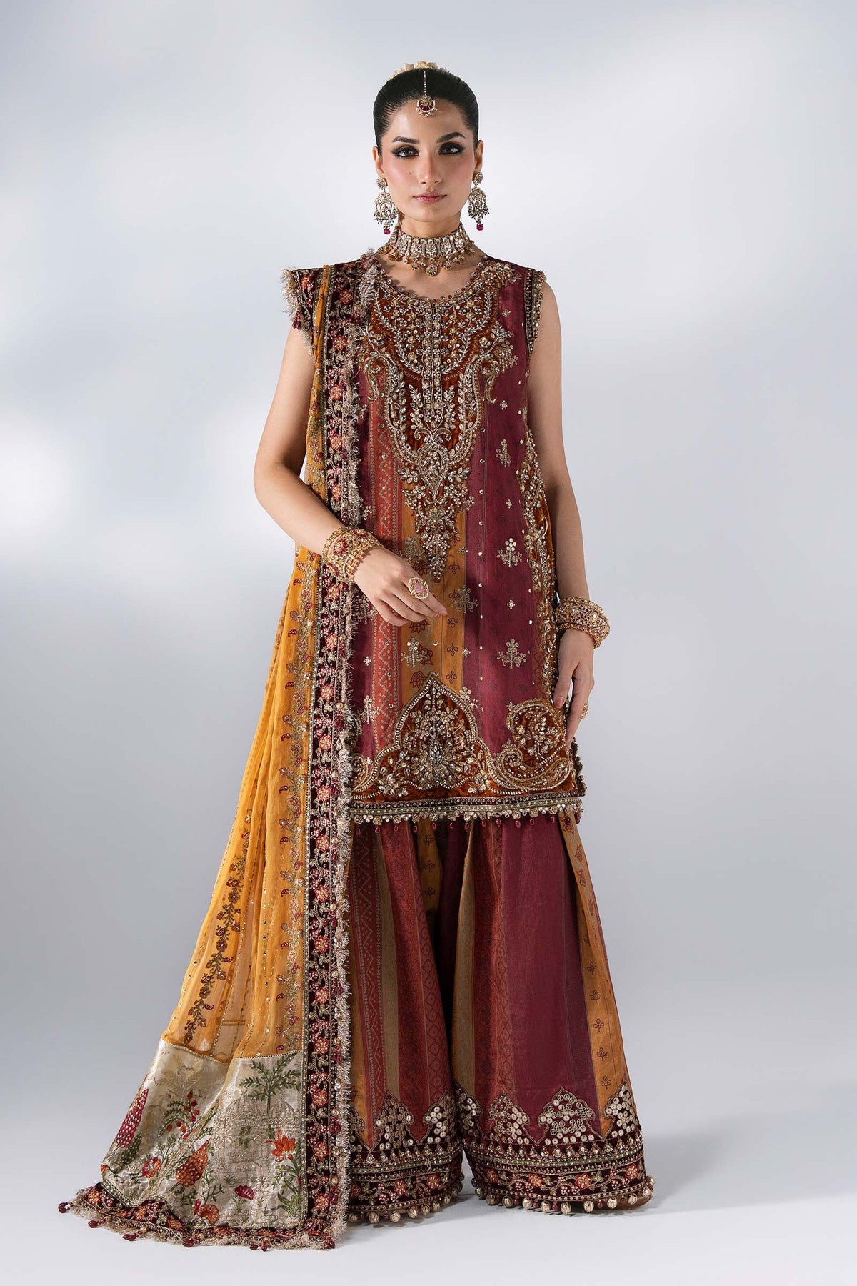 BD-3104 | Maria B | Mbroidered Wedding Unstitched Collection 2026
