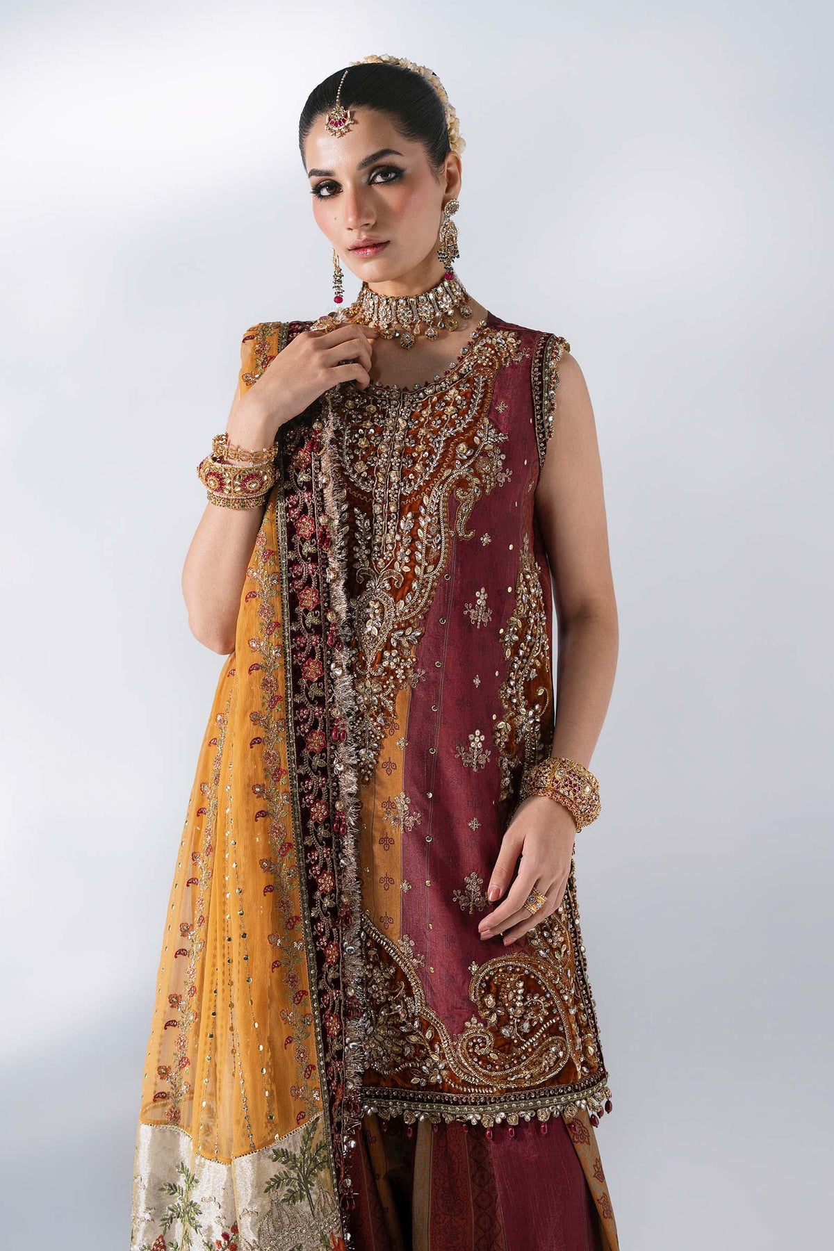 BD-3104 | Maria B | Mbroidered Wedding Unstitched Collection 2026