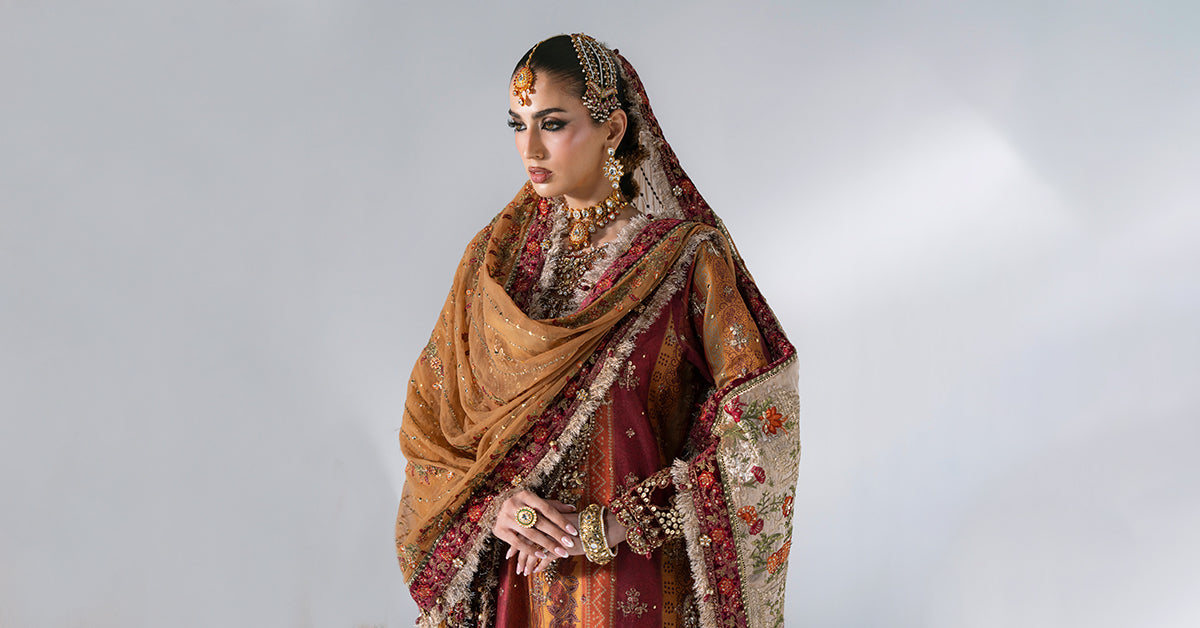 BD-3104 | Maria B | Mbroidered Wedding Unstitched Collection 2026