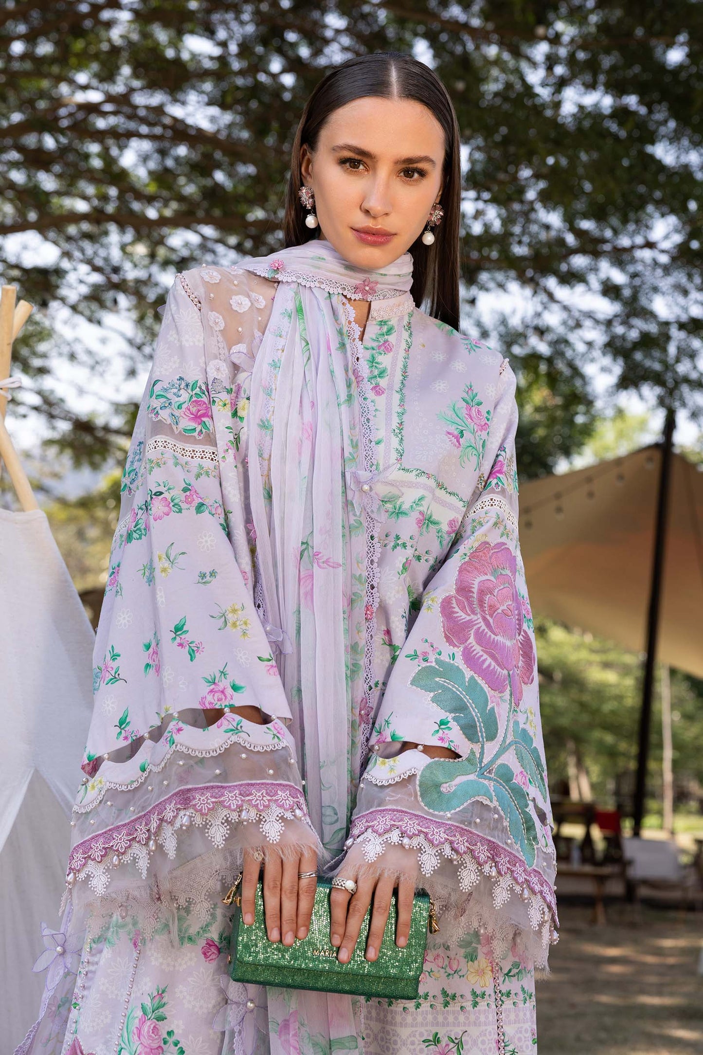MPT-2904 - A | Maria B |Safari Scape Mprints Spring Summer Lawn  Collection 2026