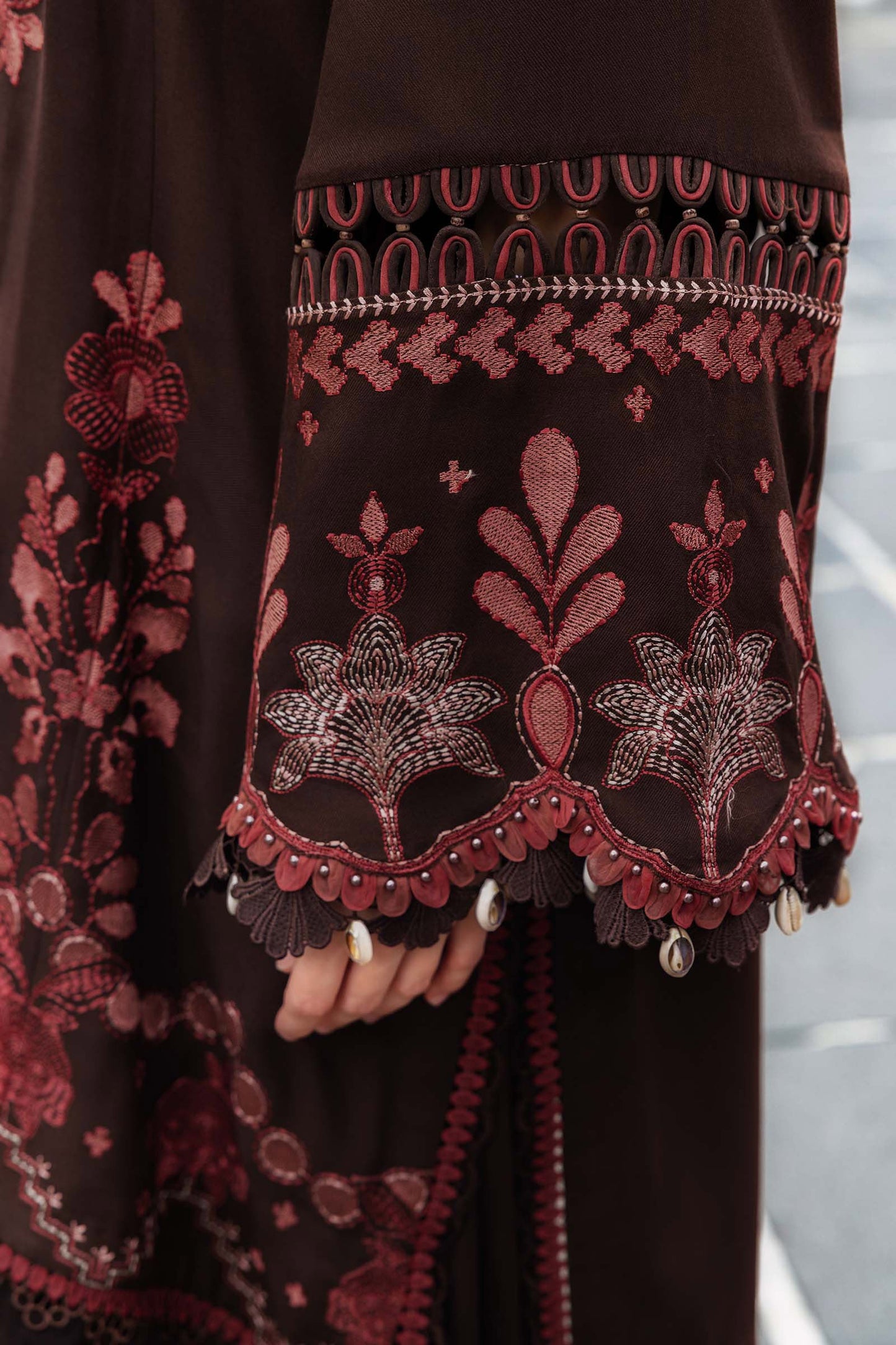 MPT-2804-A | Maria B | M.Prints Winter Shawl Collection 2025