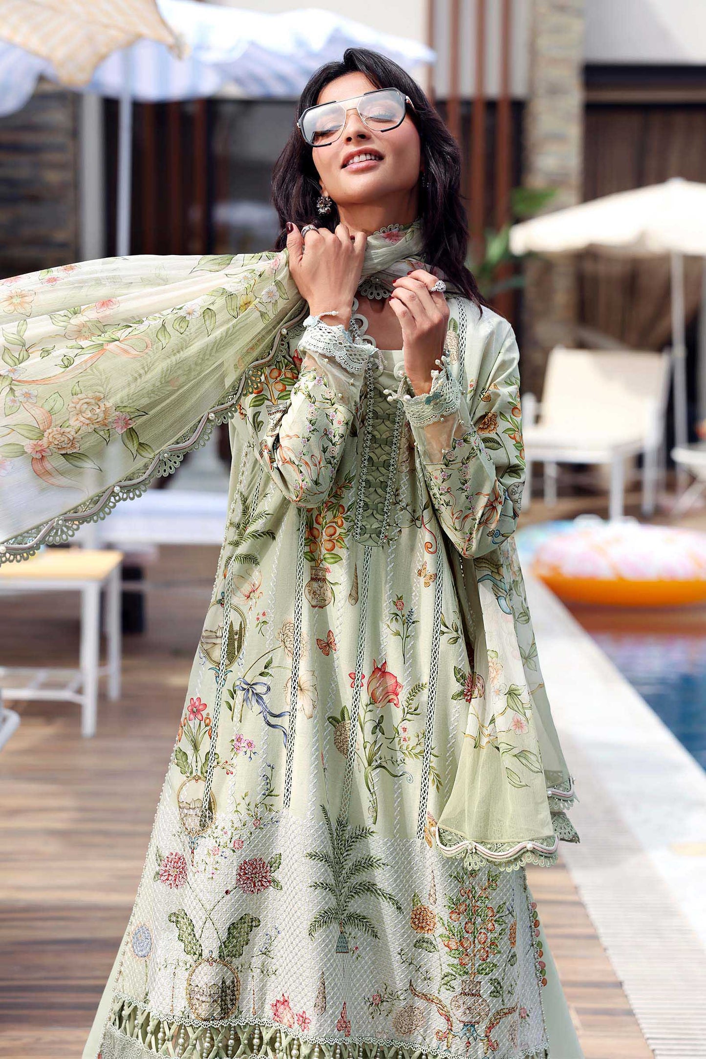 MPT-3004-B | Maria B  | Mprints Sun Club Eid Edit Lawn Collection 2026