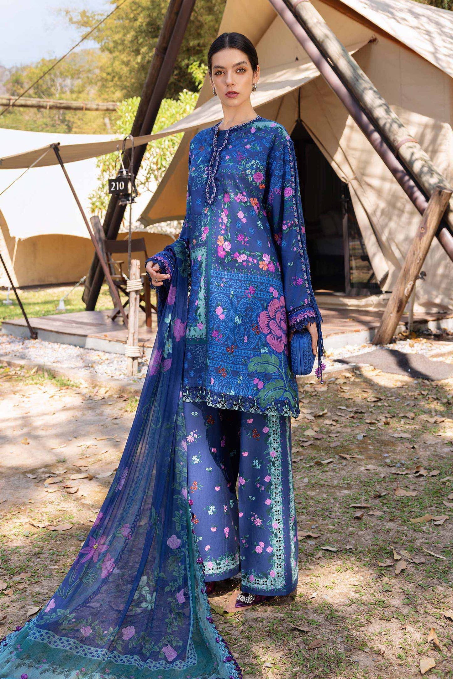 MPT-2904 - B | Maria B |Safari Scape Mprints Spring Summer Lawn  Collection 2026