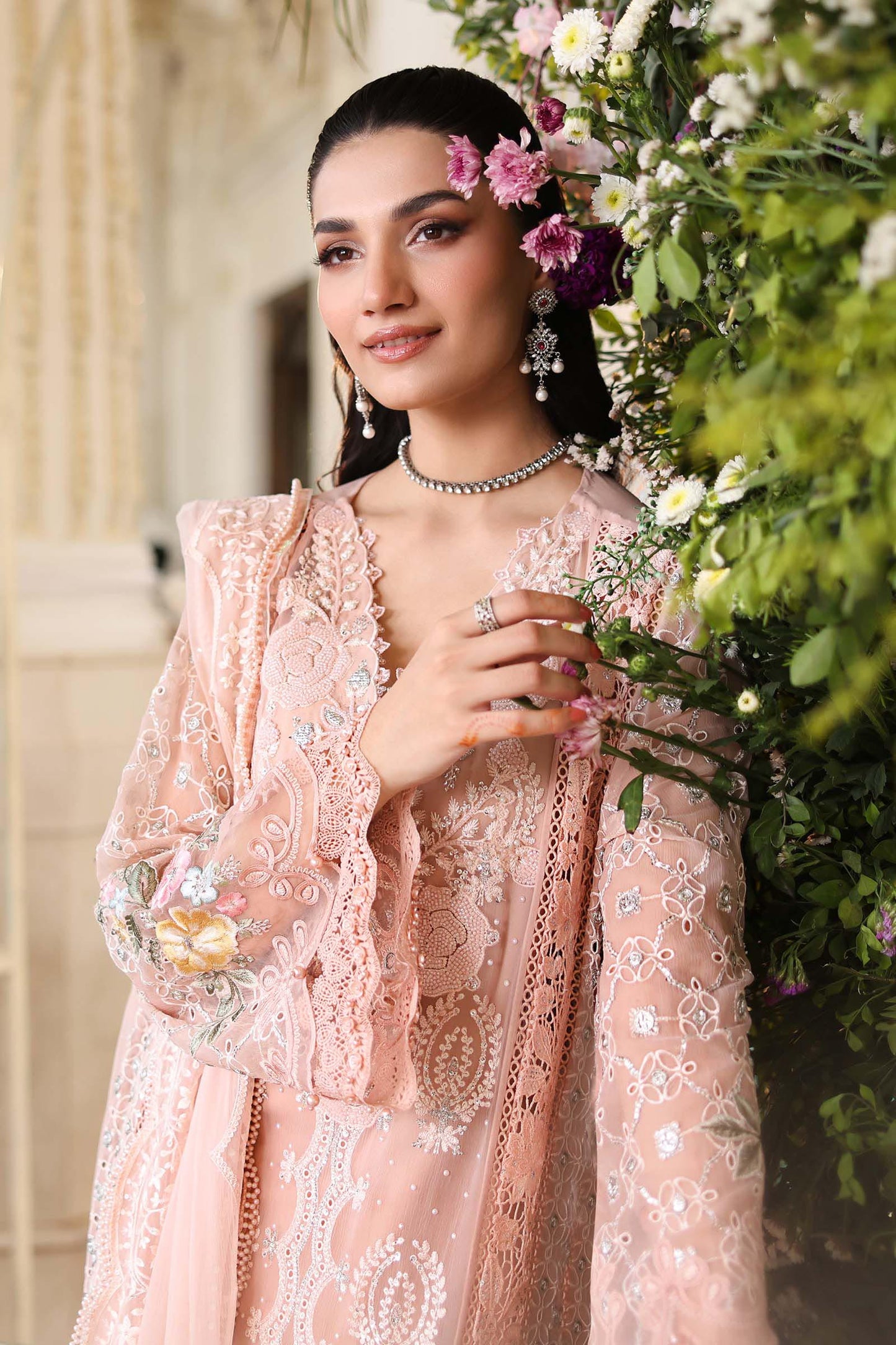 MPC-26-104 | Maria B | Tea Affair Embroidered Luxury Chiffon Collection 2026