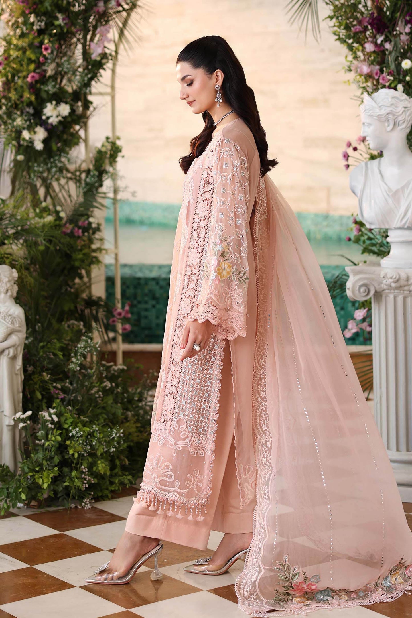 MPC-26-104 | Maria B | Tea Affair Embroidered Luxury Chiffon Collection 2026