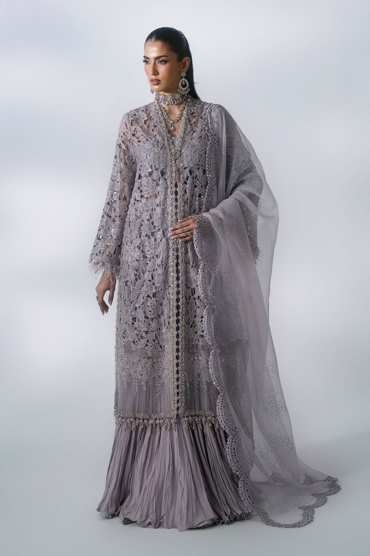 BD-3105 | Maria B | Mbroidered Wedding Unstitched Collection 2026