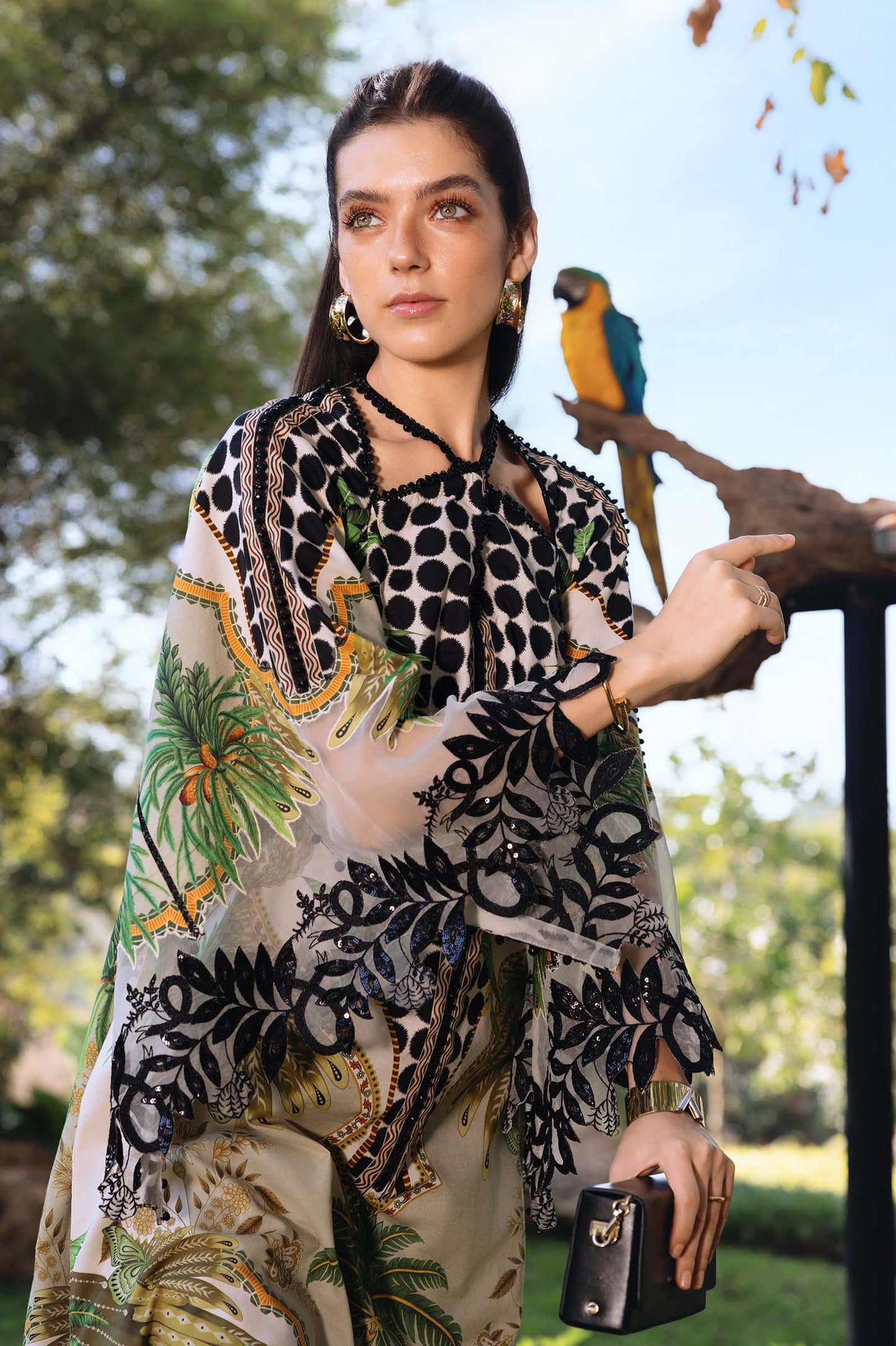 MPT-2905-A | Maria B |Safari Scape Mprints Spring Summer Lawn  Collection 2026