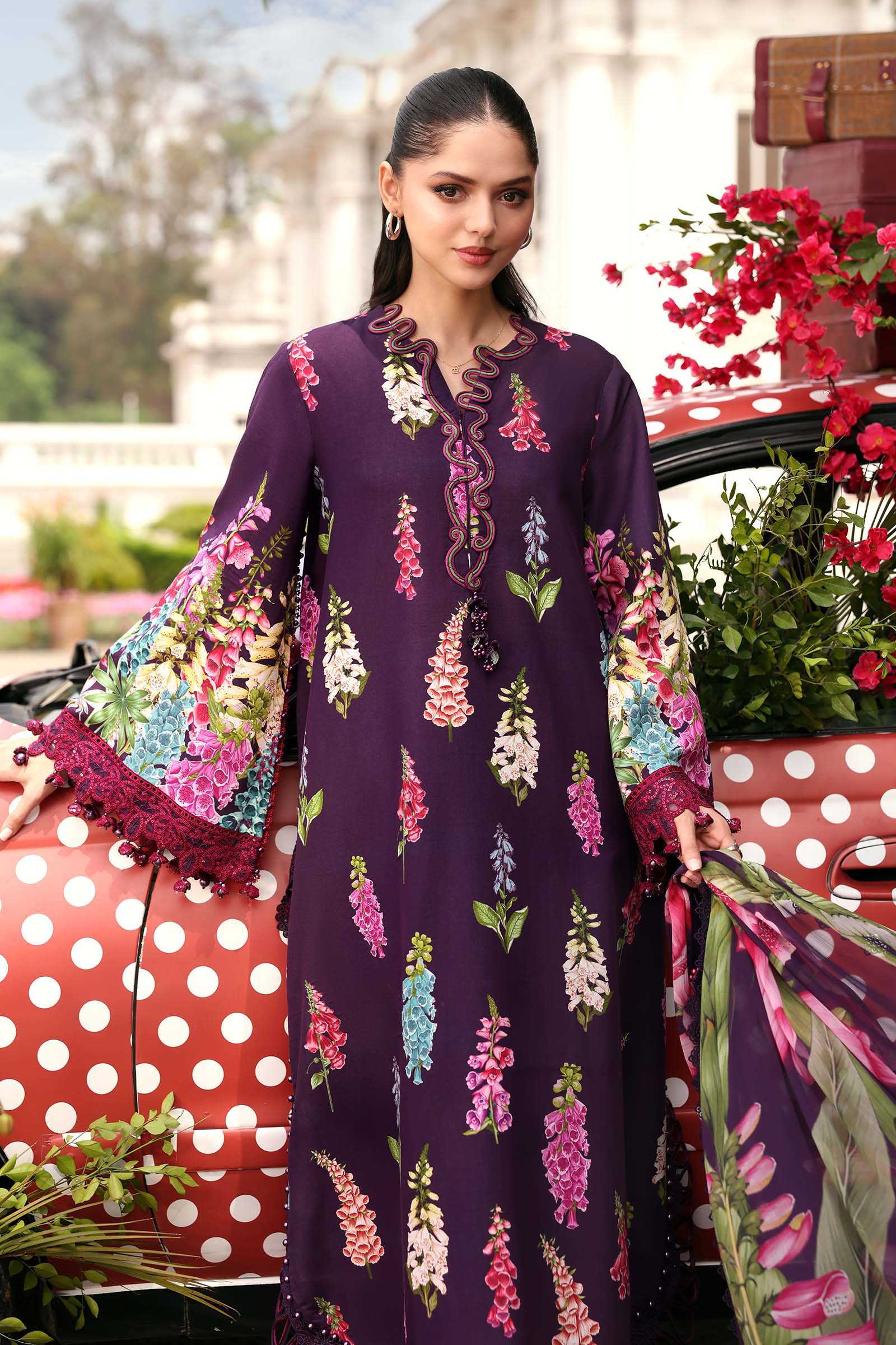 MPT-3005-A | Maria B  | Mprints Sun Club Eid Edit Lawn Collection 2026
