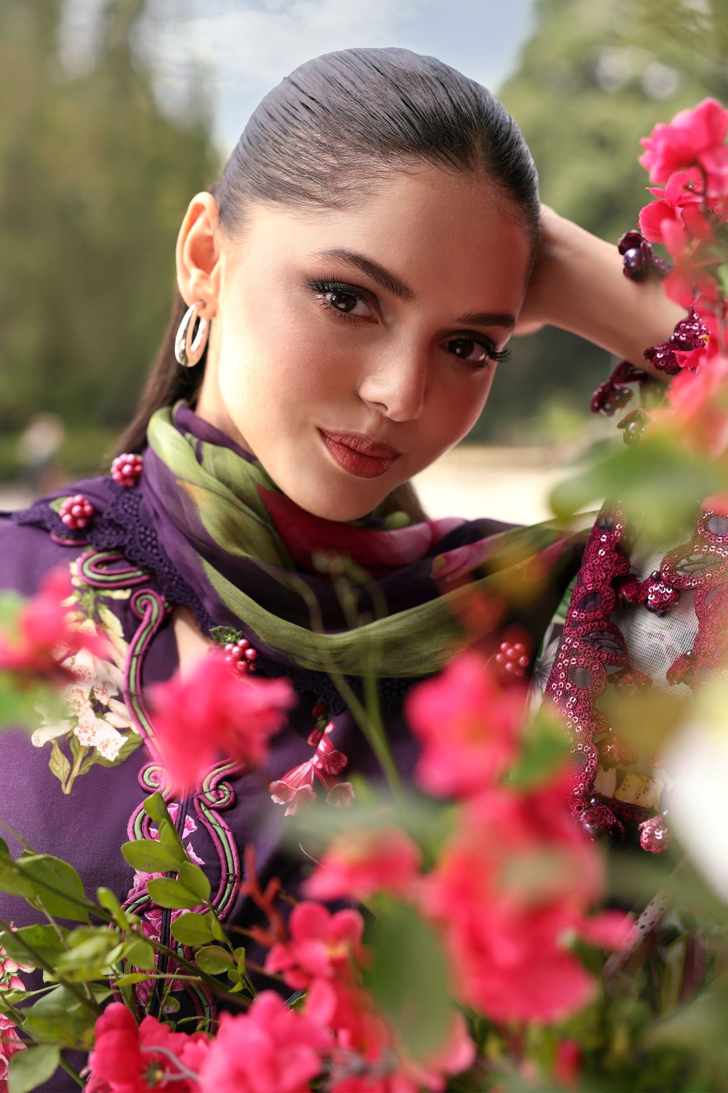 MPT-3005-A | Maria B  | Mprints Sun Club Eid Edit Lawn Collection 2026