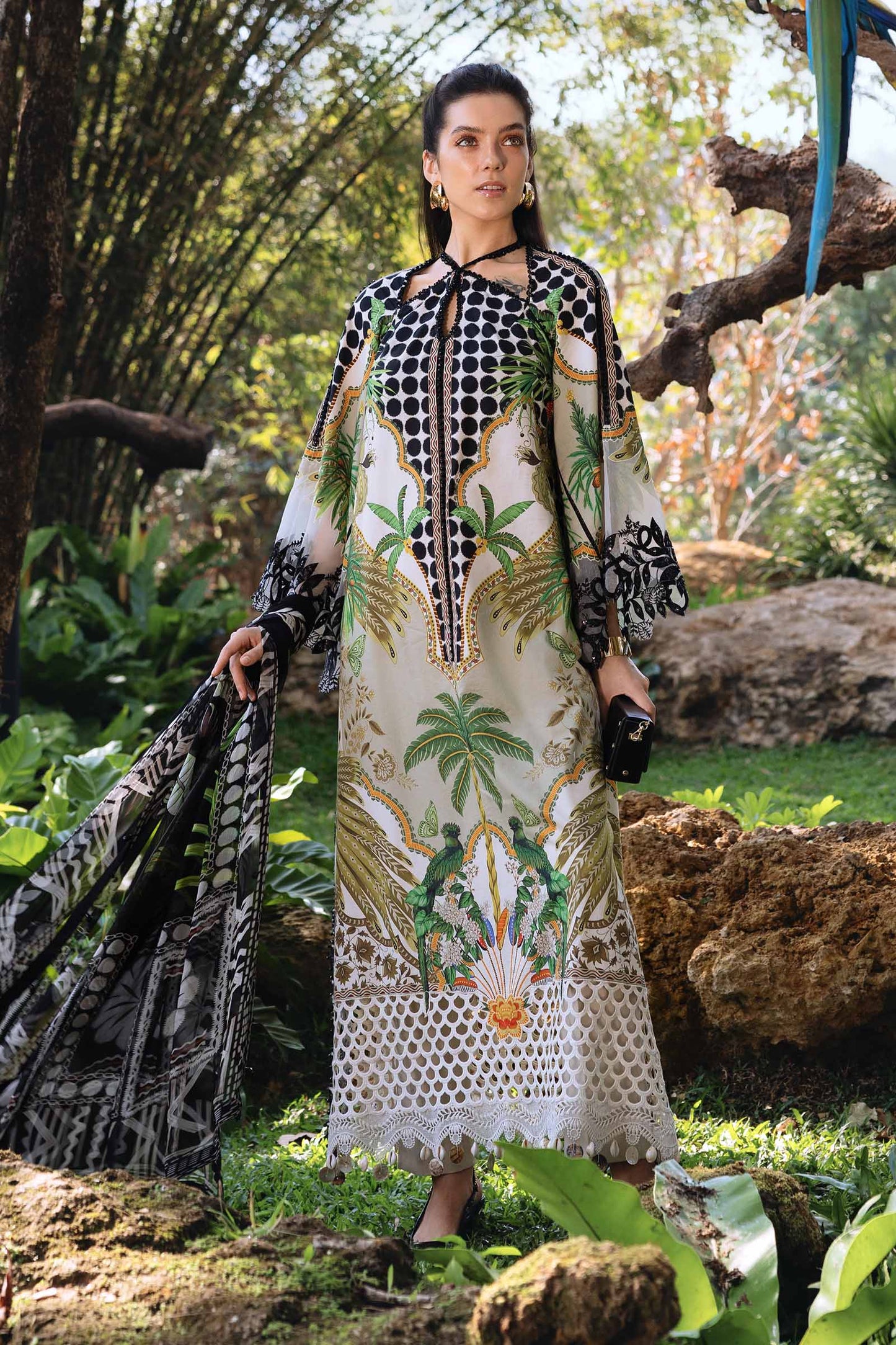MPT-2905-A | Maria B |Safari Scape Mprints Spring Summer Lawn  Collection 2026