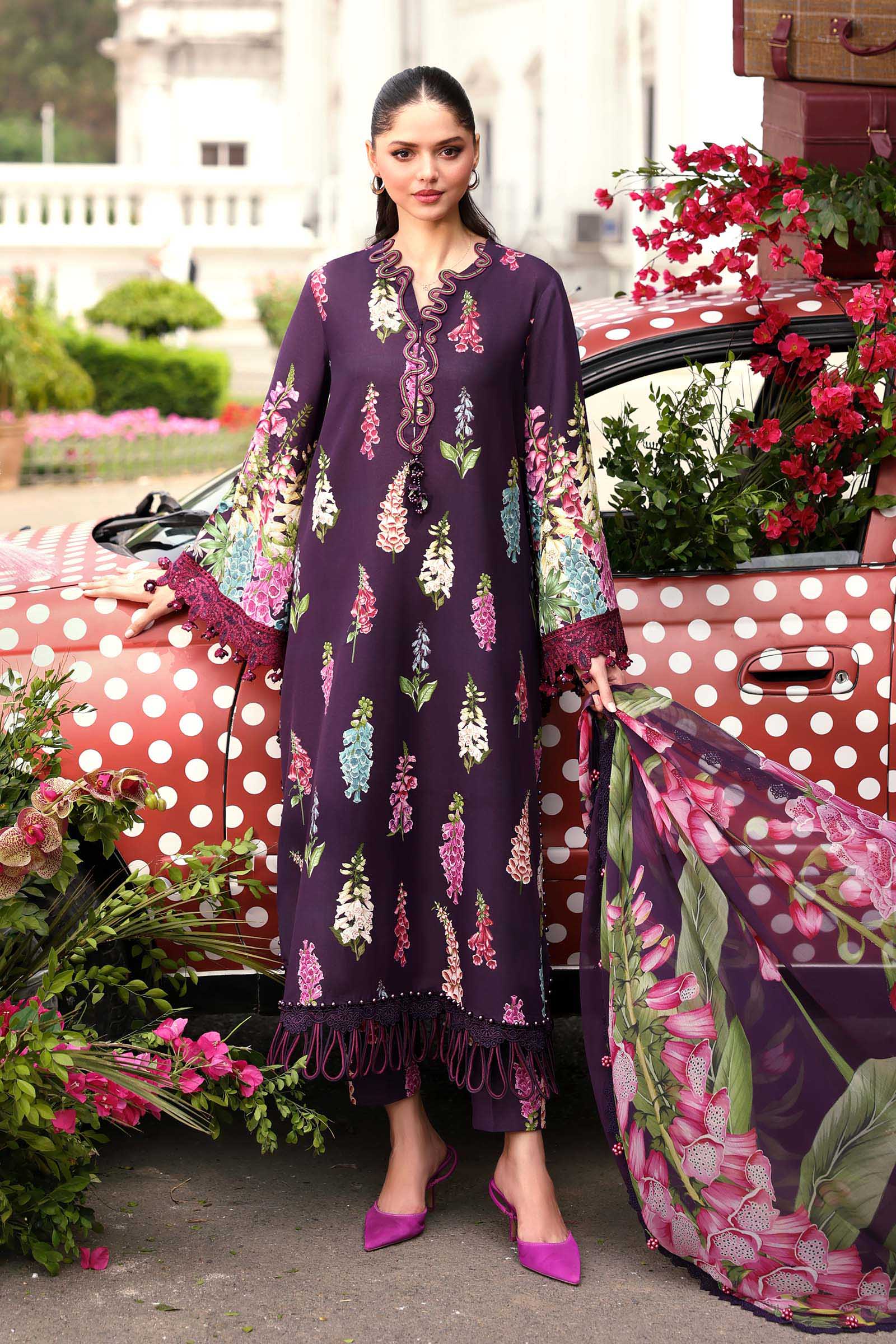 MPT-3005-A | Maria B  | Mprints Sun Club Eid Edit Lawn Collection 2026