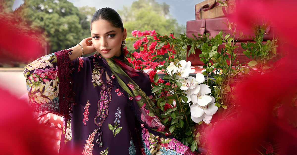 MPT-3005-A | Maria B  | Mprints Sun Club Eid Edit Lawn Collection 2026