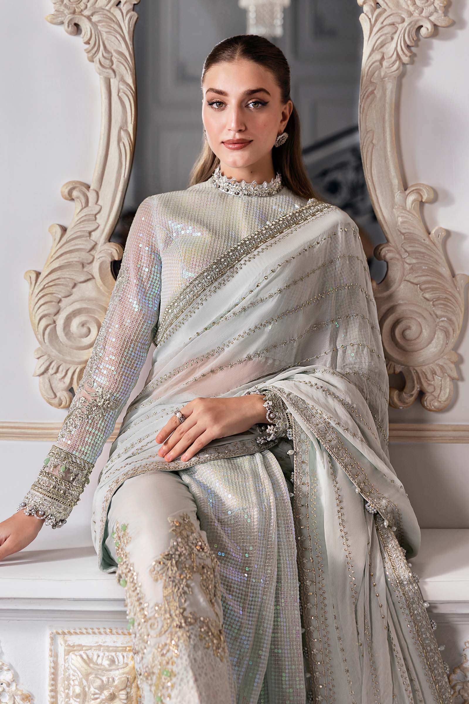 BD-3005 | Maria B | Mbroidered Wedding Collection 2025