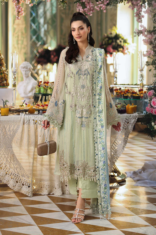 MPC-26-105 | Maria B | Tea Affair Embroidered Luxury Chiffon Collection 2026