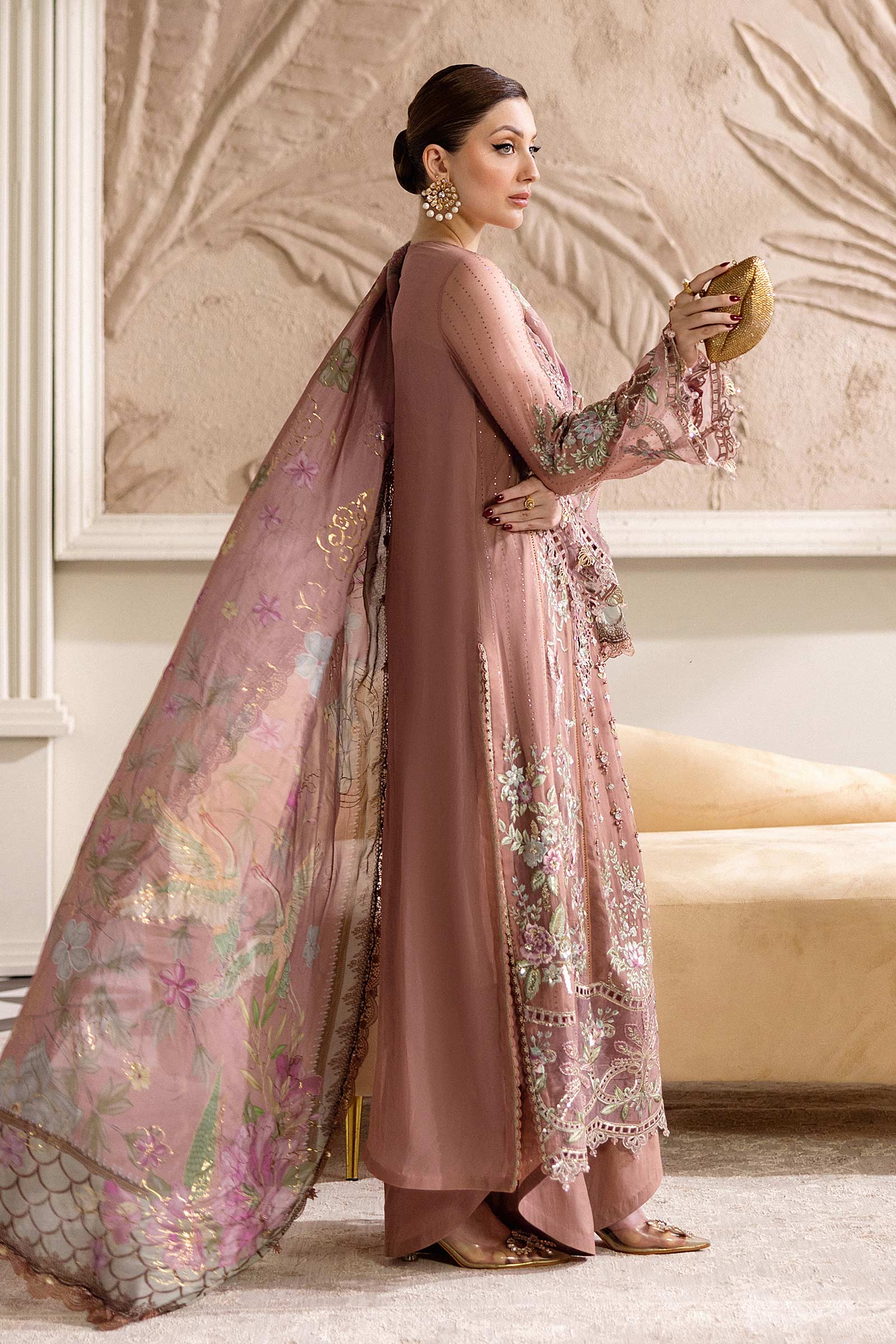 MPC-25-105 | Maria B | Unstitched Chiffons Collection 2025