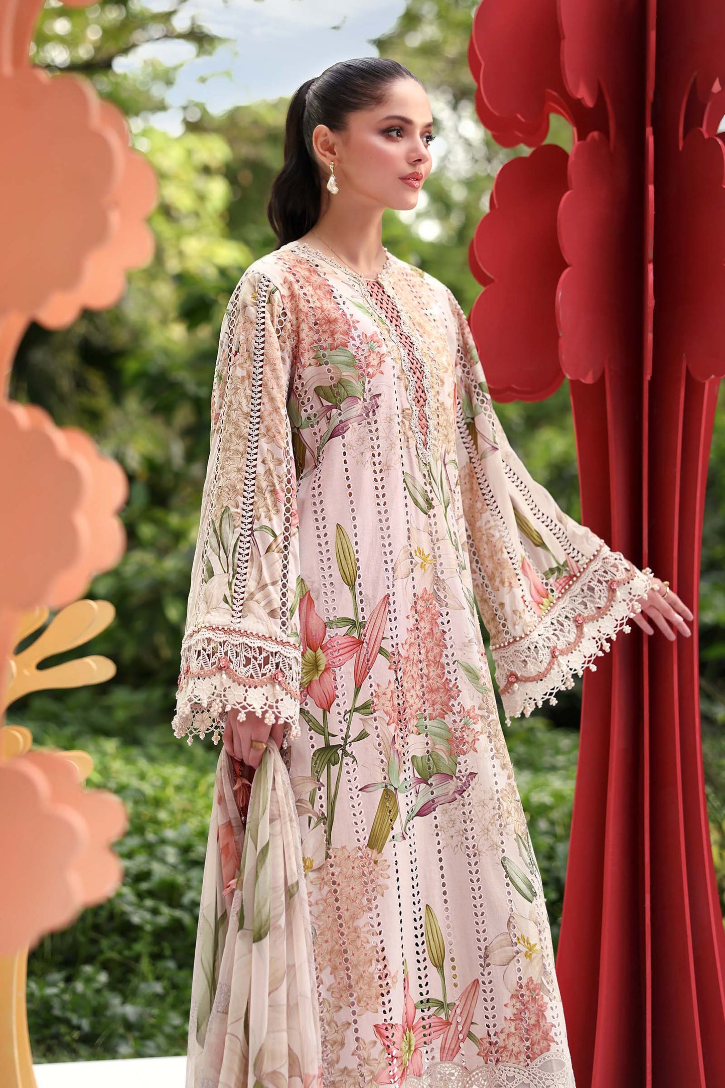 MPT-3006-A | Maria B  | Mprints Sun Club Eid Edit Lawn Collection 2026