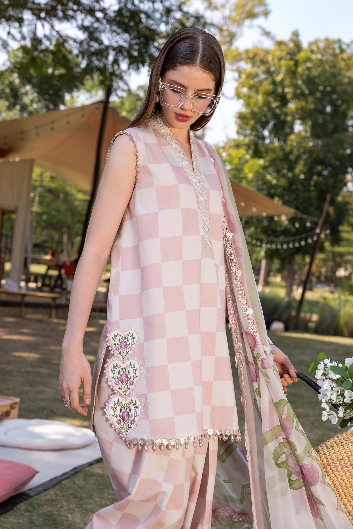 MPT-2906-A | Maria B |Safari Scape Mprints Spring Summer Lawn  Collection 2026