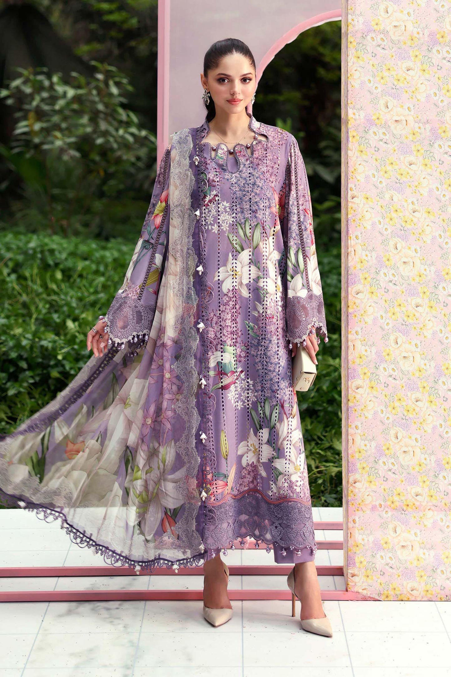 MPT-3006-B | Maria B  | Mprints Sun Club Eid Edit Lawn Collection 2026