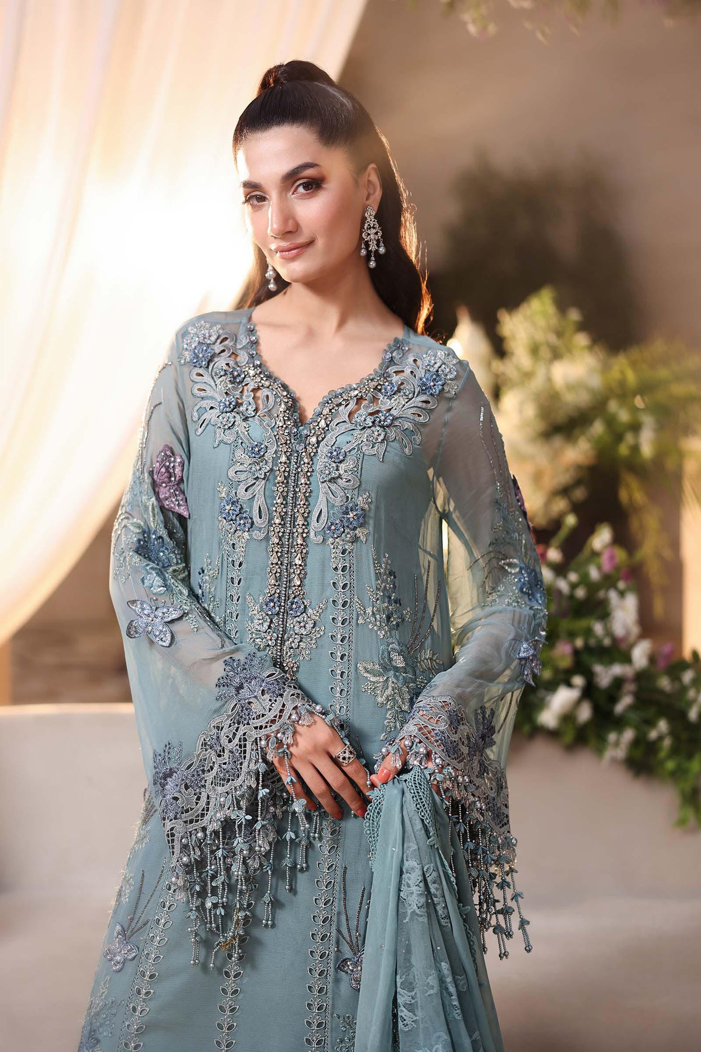 MPC-26-106 | Maria B | Tea Affair Embroidered Luxury Chiffon Collection 2026 