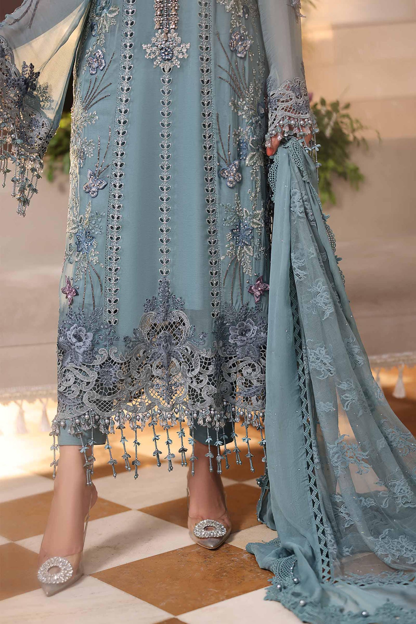 MPC-26-106 | Maria B | Tea Affair Embroidered Luxury Chiffon Collection 2026 