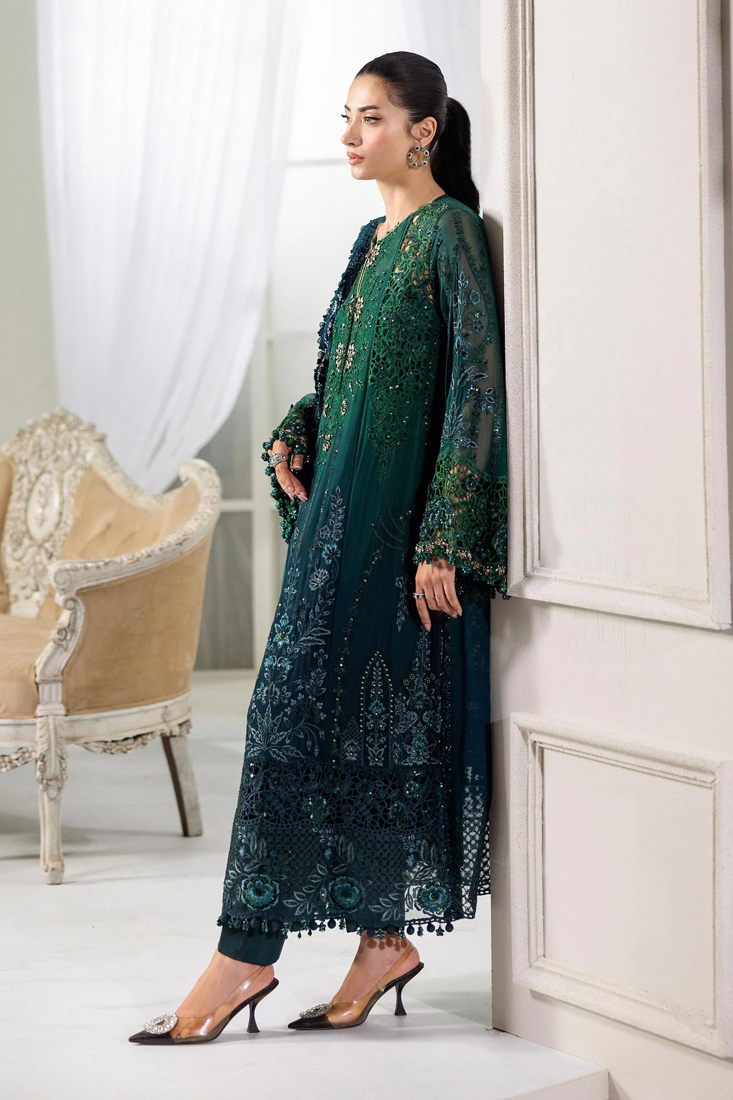 MPC-25-106 | Maria B | Unstitched Chiffons Collection 2025