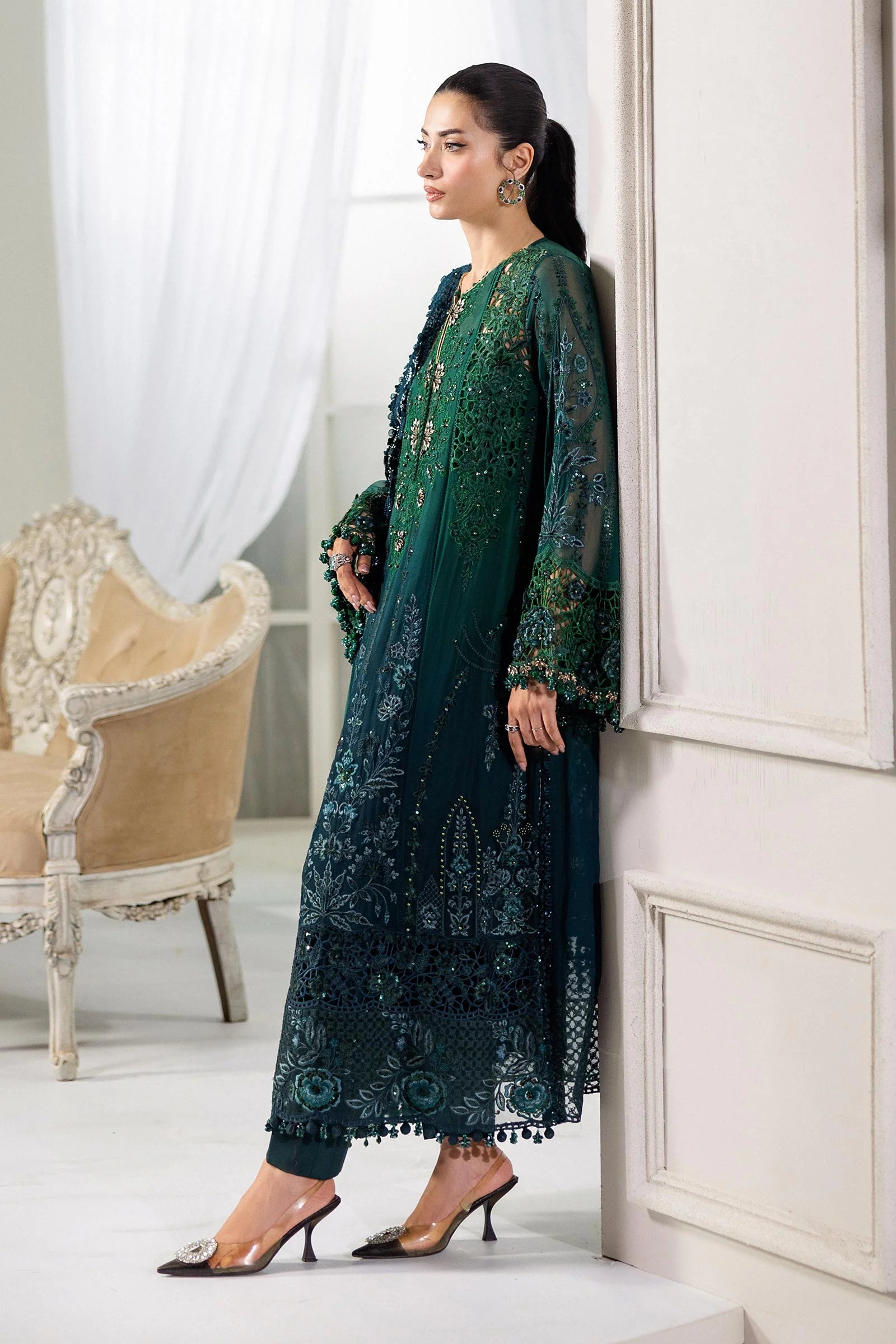 MPC-25-106 | Maria B | Unstitched Chiffons Collection 2025