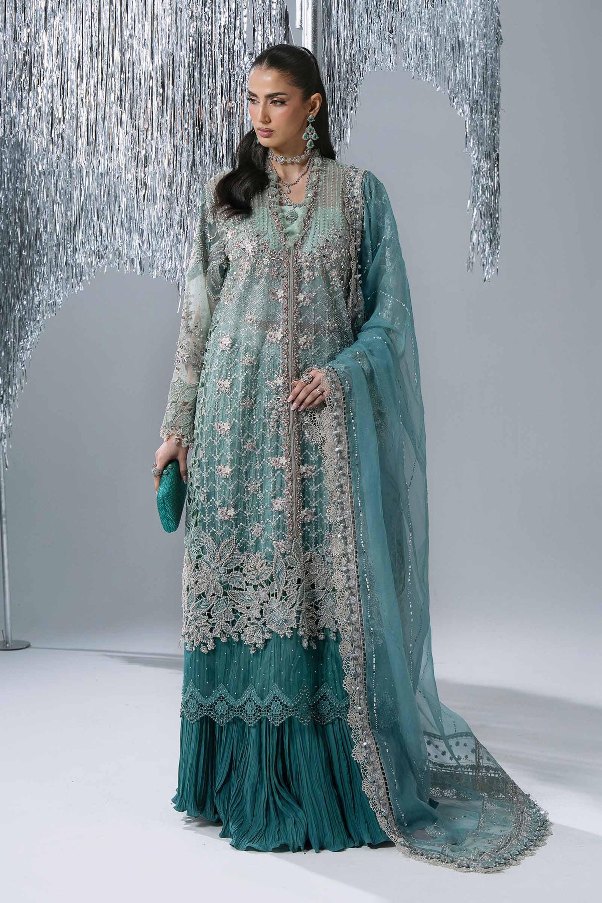 BD-3107 | Maria B | Mbroidered Wedding Unstitched Collection 2026