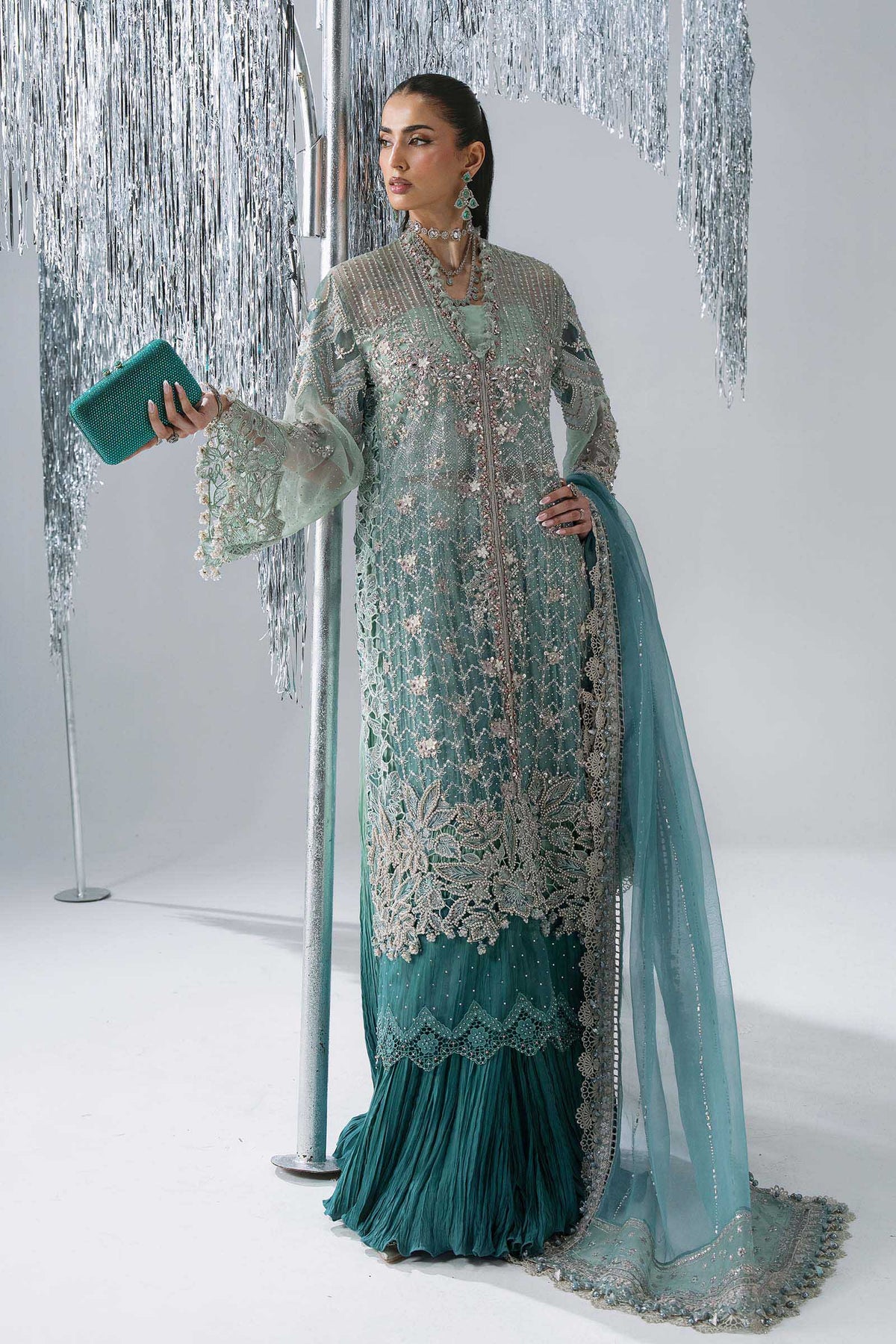 BD-3107 | Maria B | Mbroidered Wedding Unstitched Collection 2026