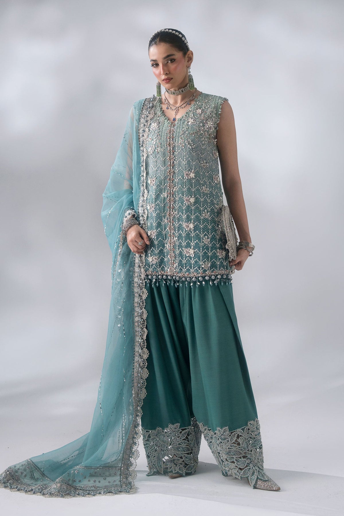 BD-3107 | Maria B | Mbroidered Wedding Unstitched Collection 2026