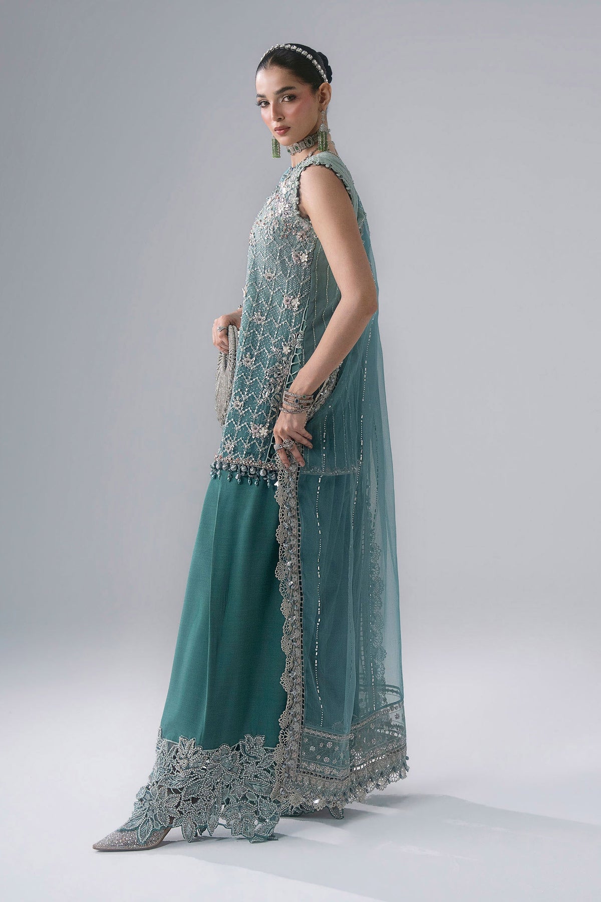BD-3107 | Maria B | Mbroidered Wedding Unstitched Collection 2026