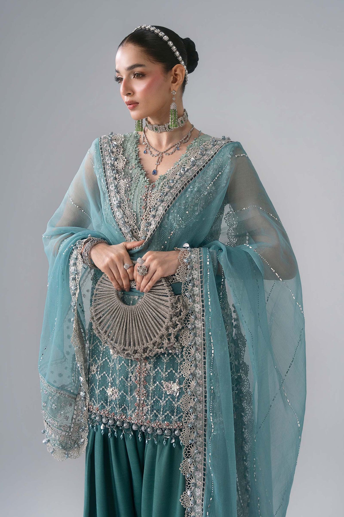 BD-3107 | Maria B | Mbroidered Wedding Unstitched Collection 2026